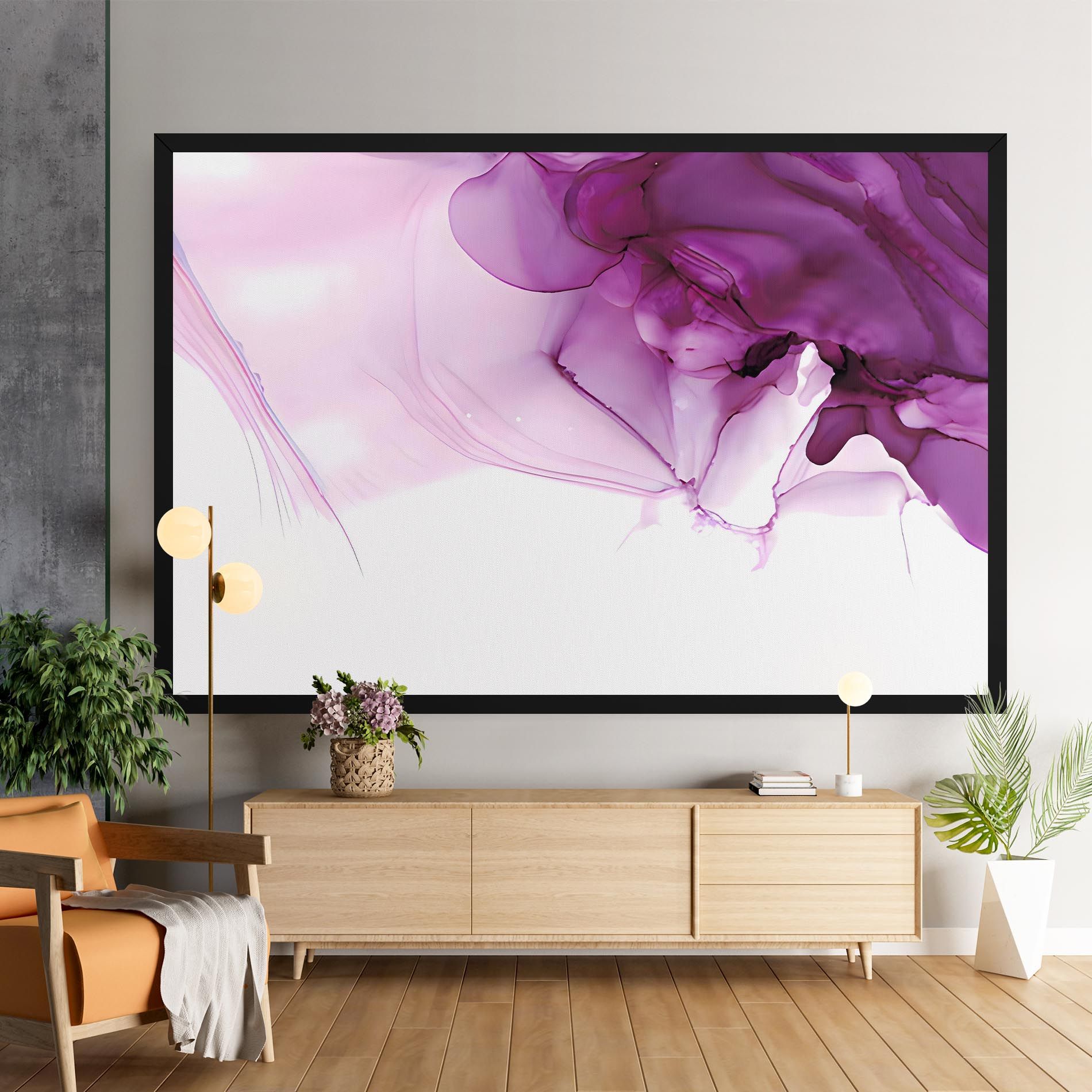 Purple Ink Marble mockup 9