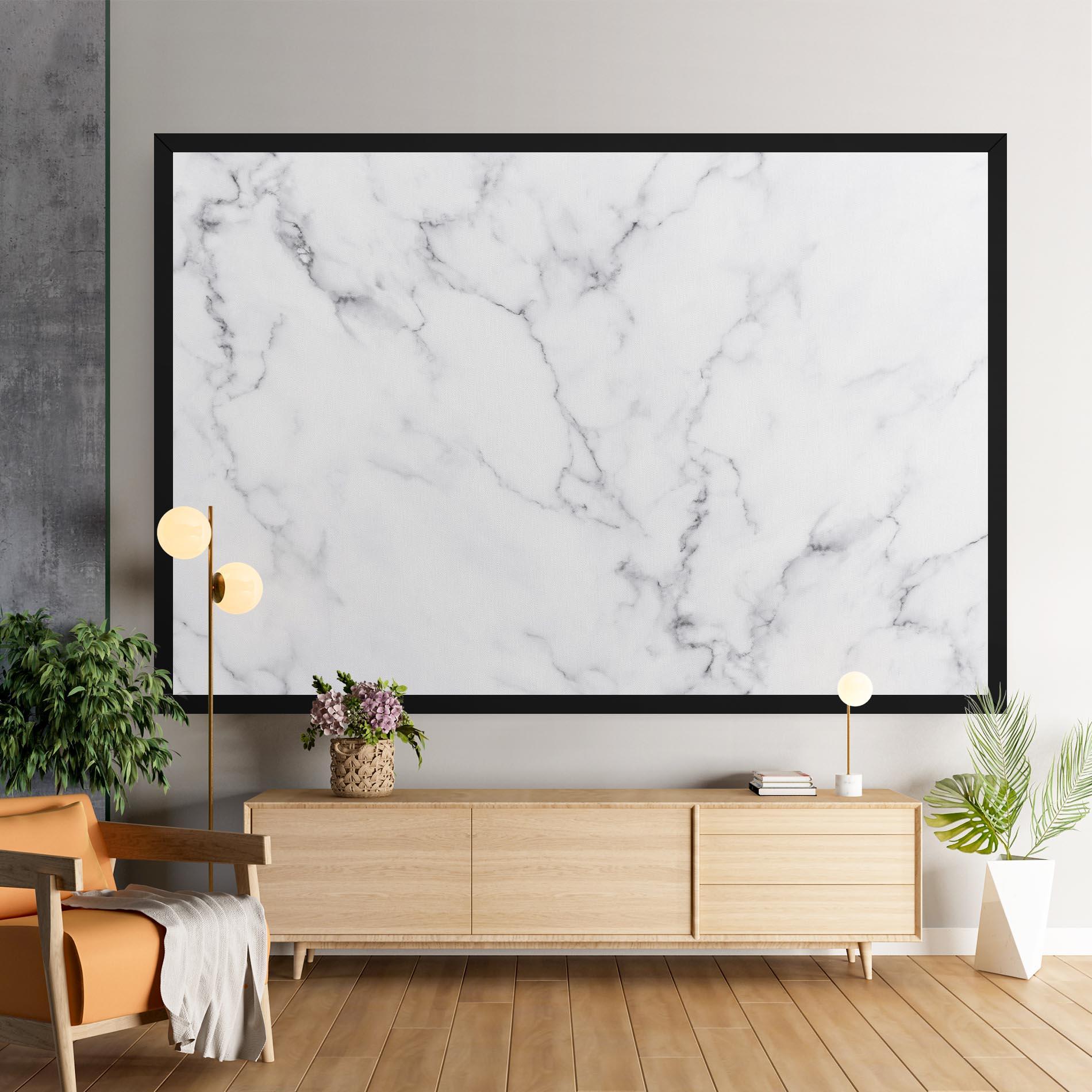 Tablou Canvas White Marble Texture mockup 9