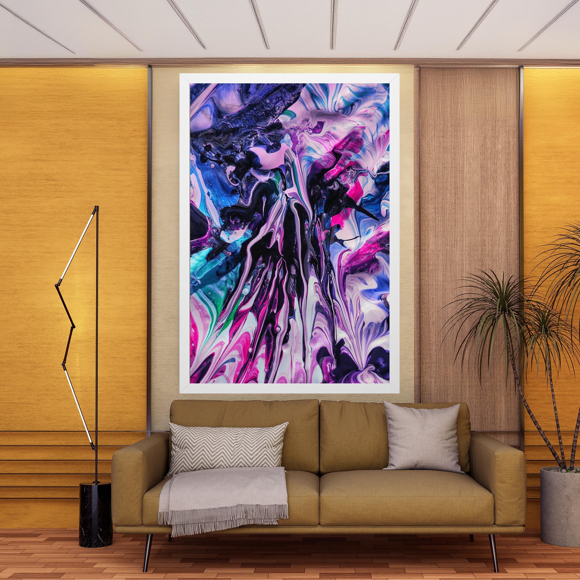 Tablou Canvas Abstract Rose Colours mockup 9