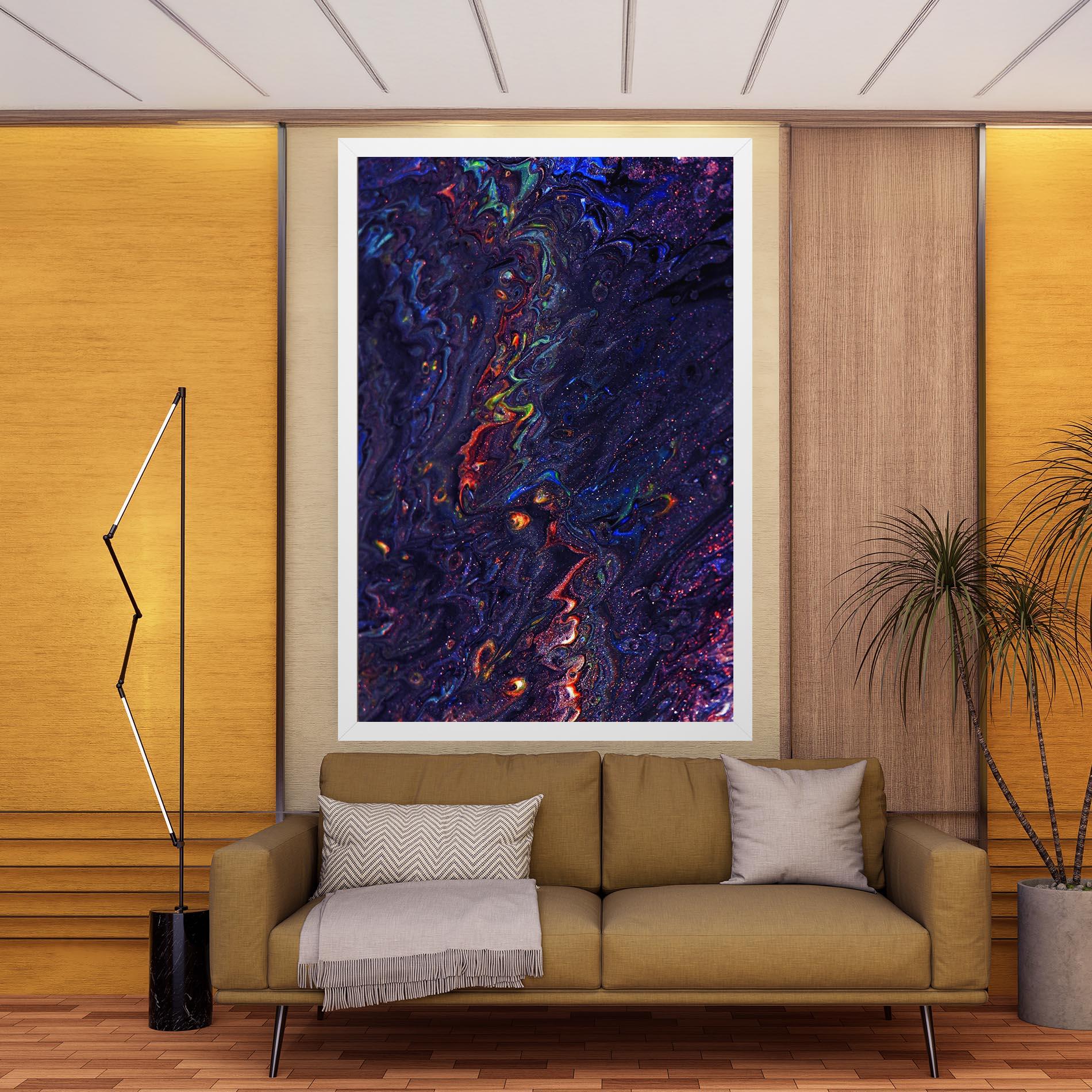 Tablou Canvas Dark Purple Texture mockup 9