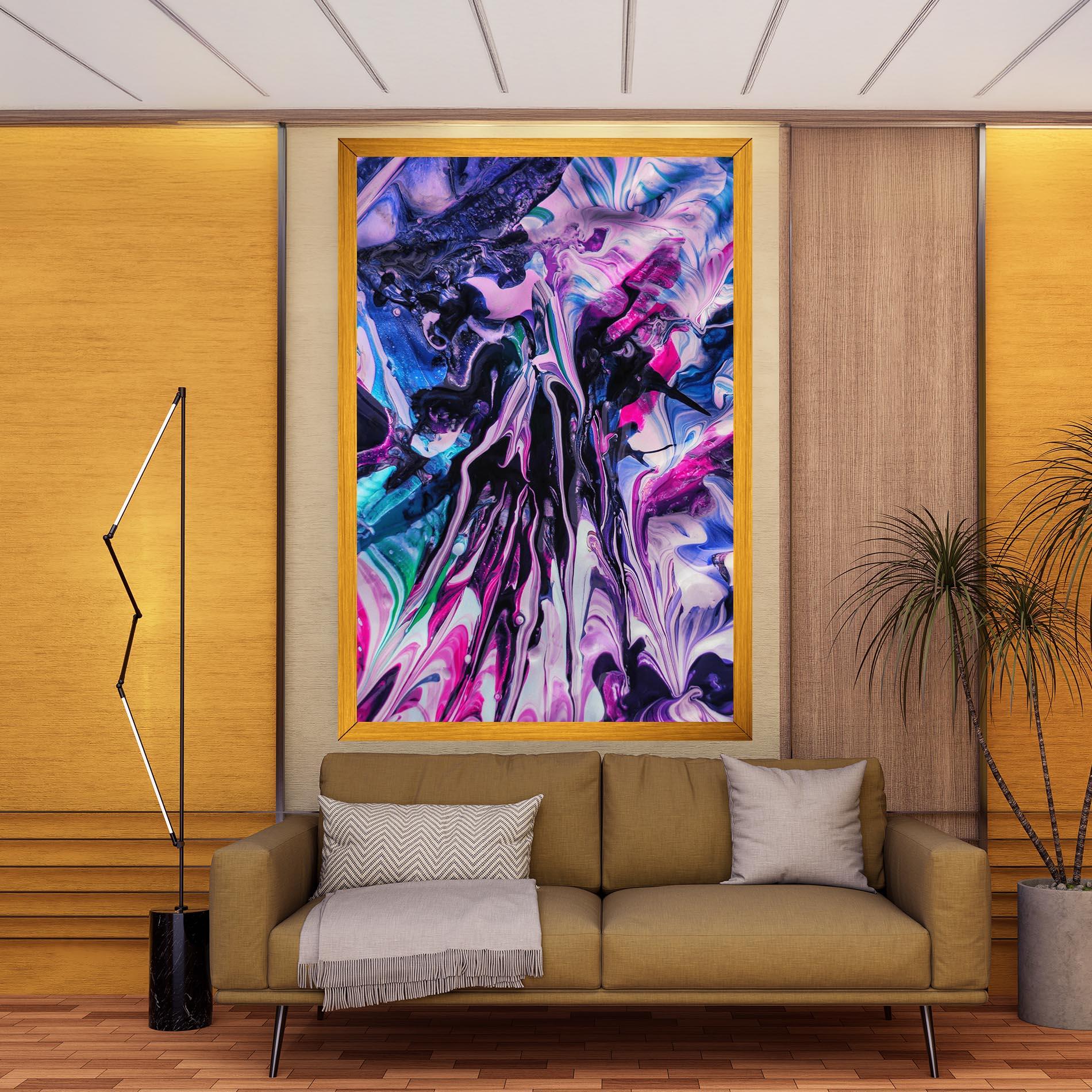 Tablou Canvas Abstract Rose Colours mockup 9