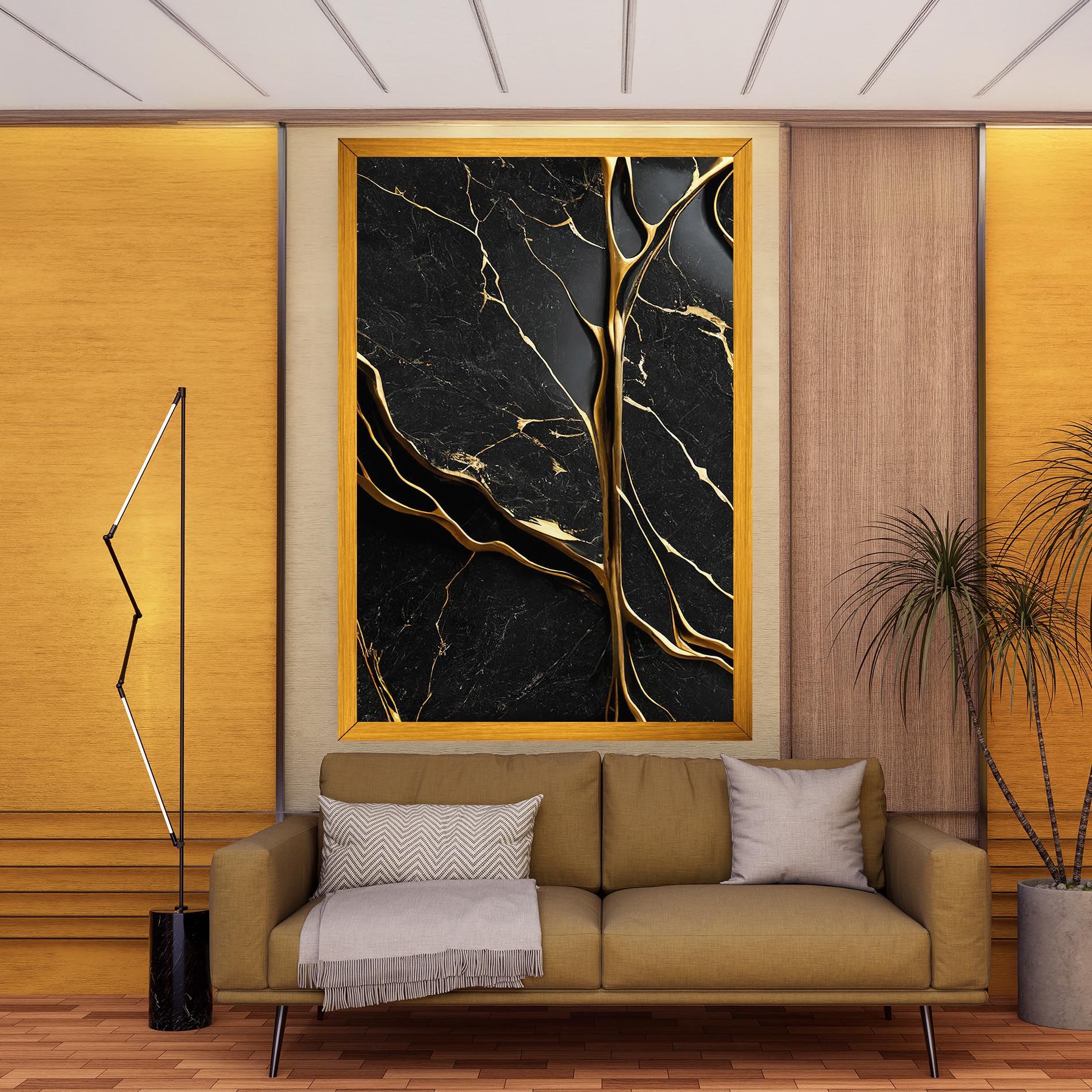 Black Square Marble mockup 9