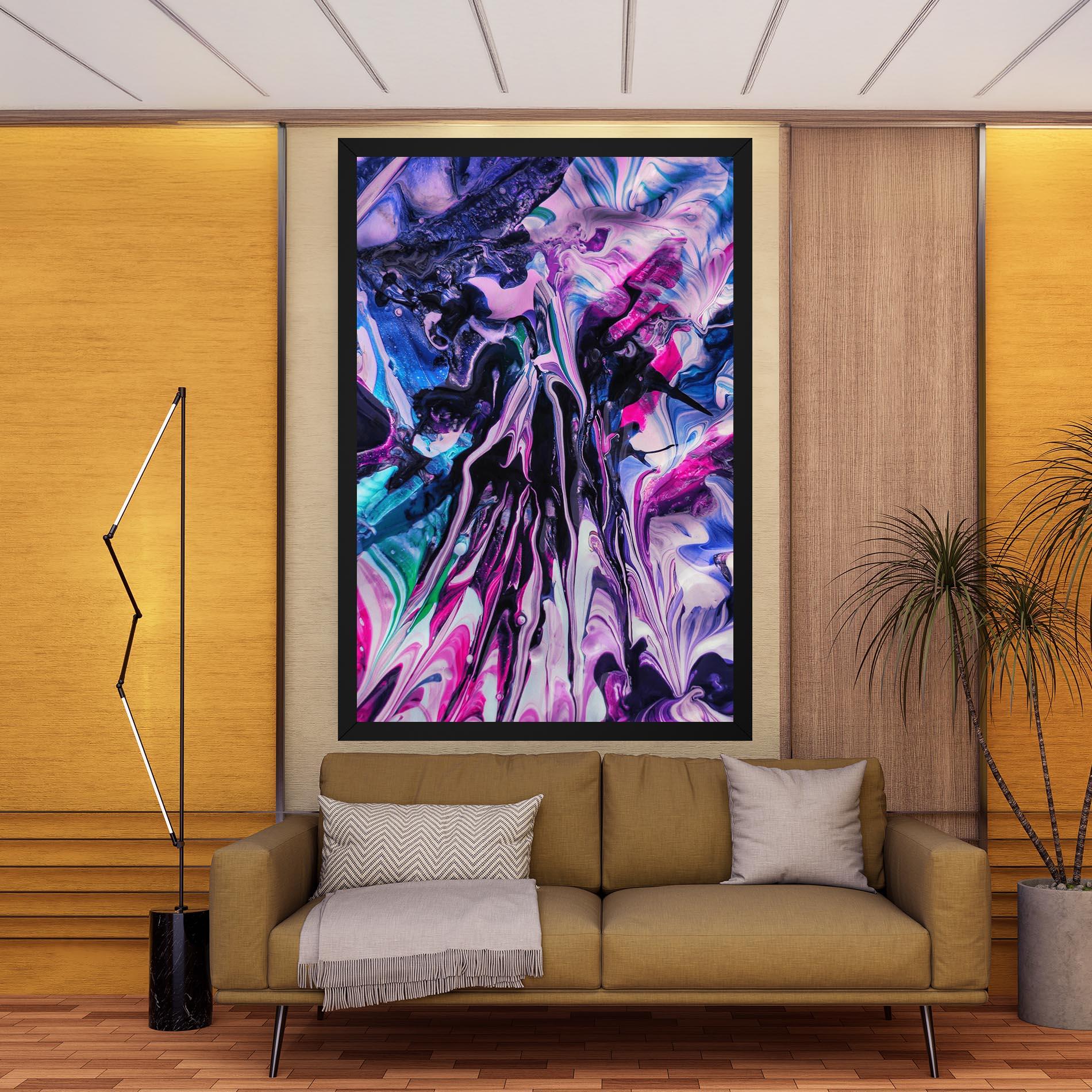 Tablou Canvas Abstract Rose Colours mockup 9