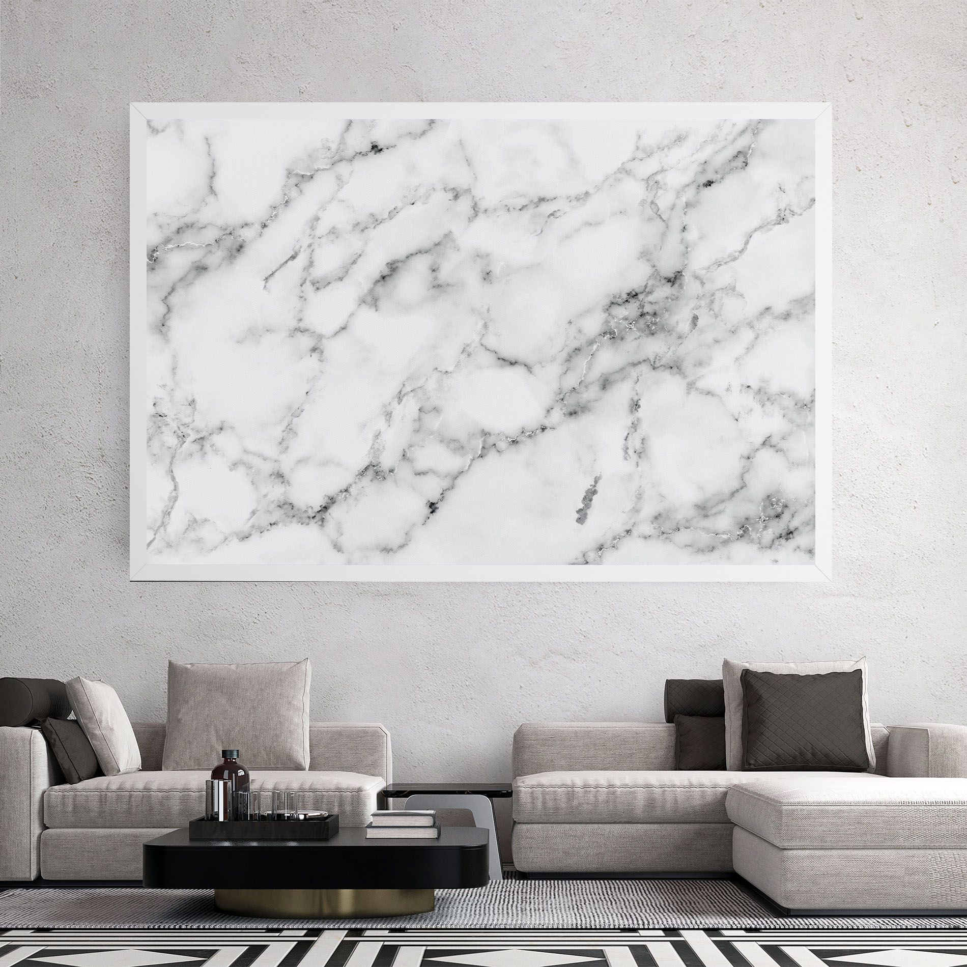 Basic White Marble mockup 2