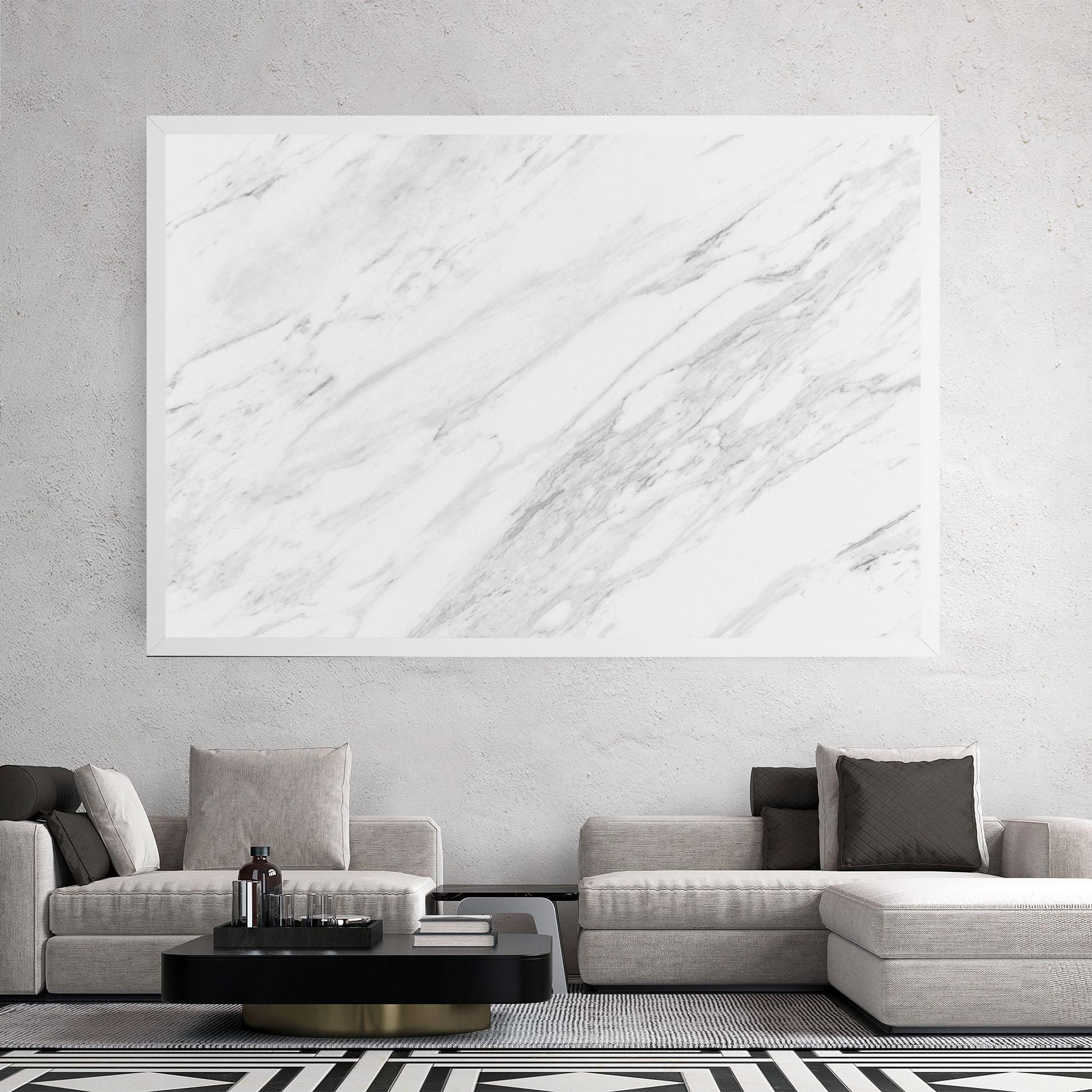 Tablou Canvas Light Grey Marble mockup 2