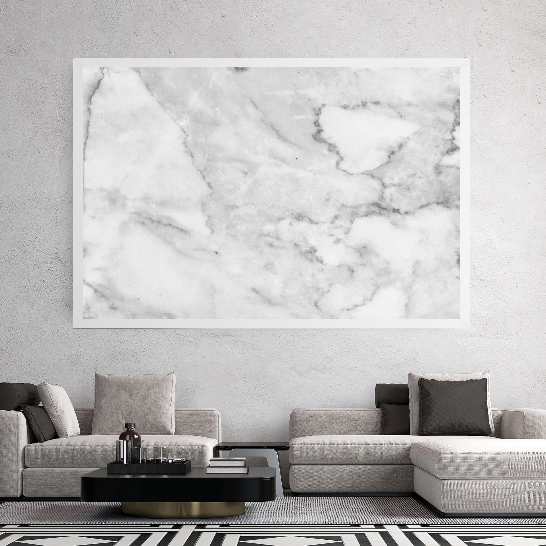 Tablou Canvas Marble Light Grey mockup 2