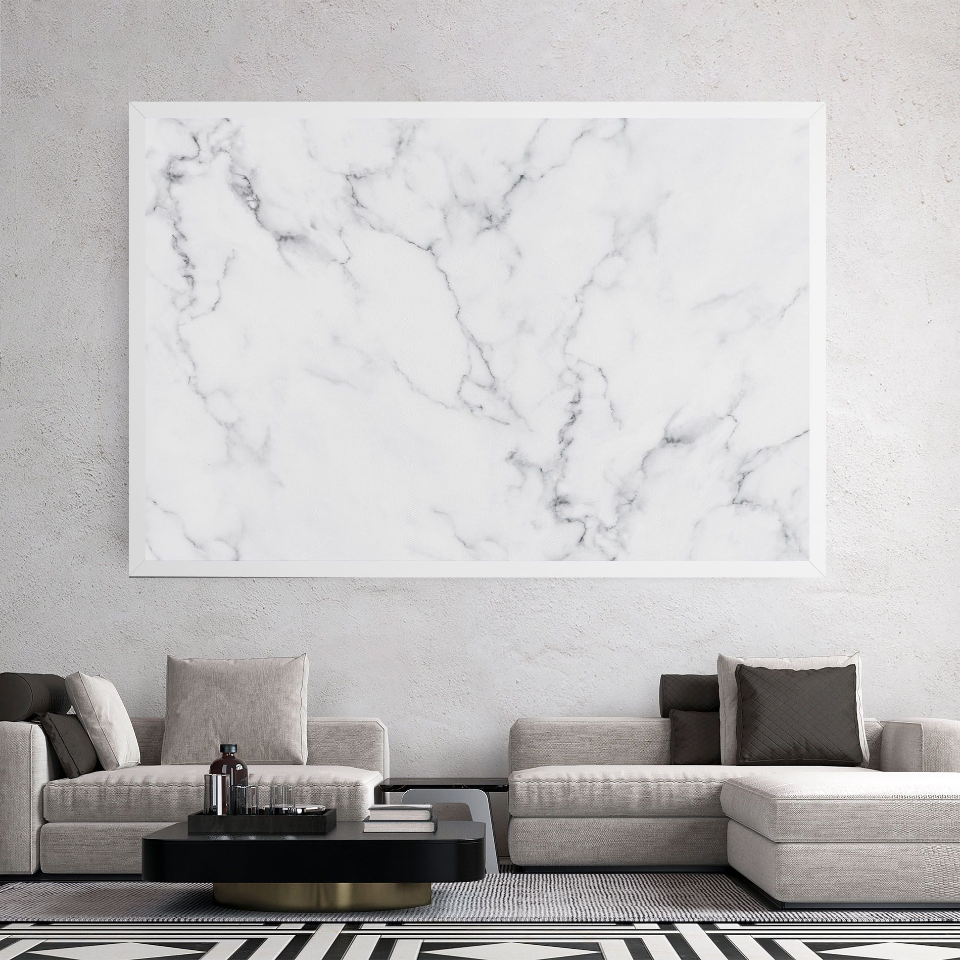 White Marble Texture mockup 2