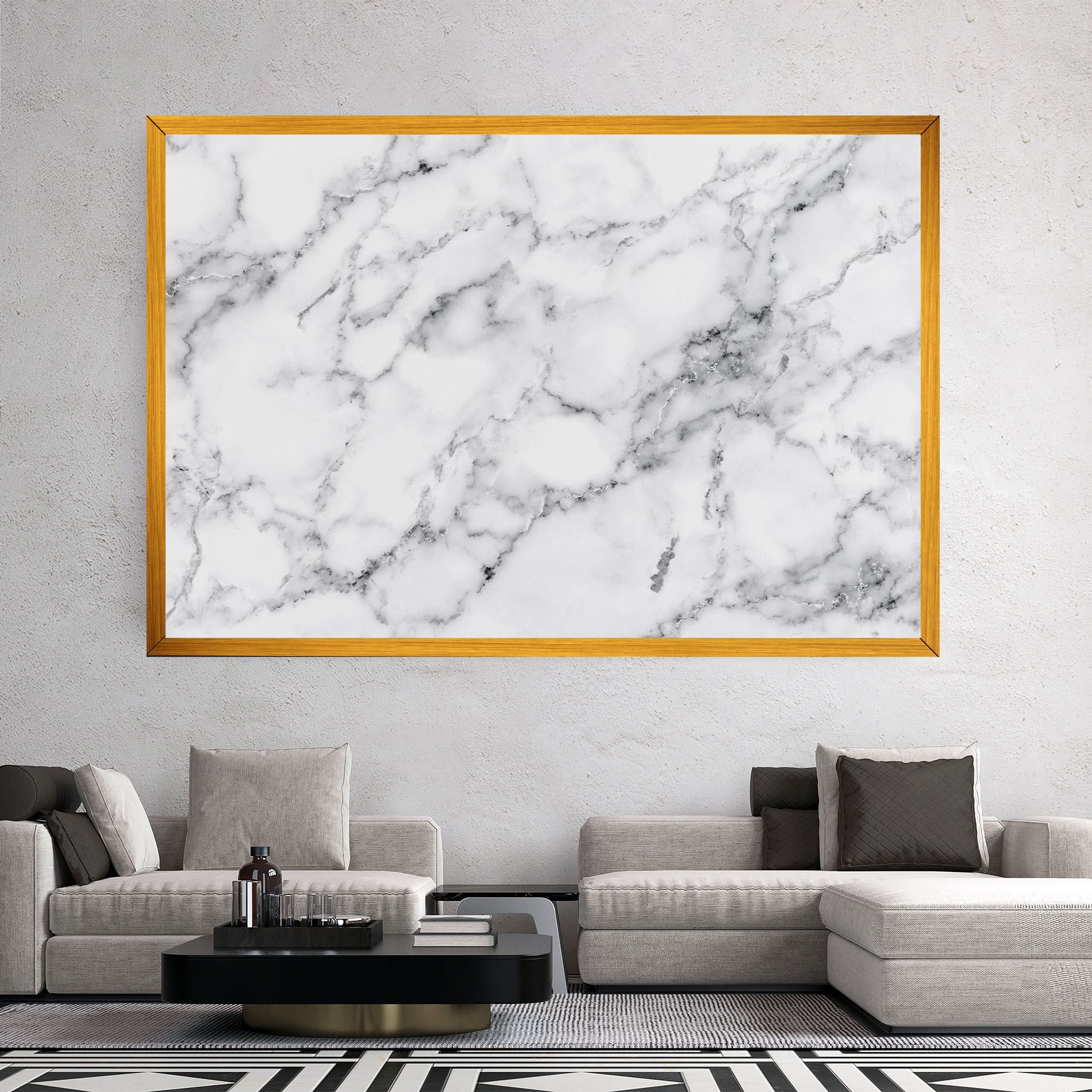 Basic White Marble mockup 2