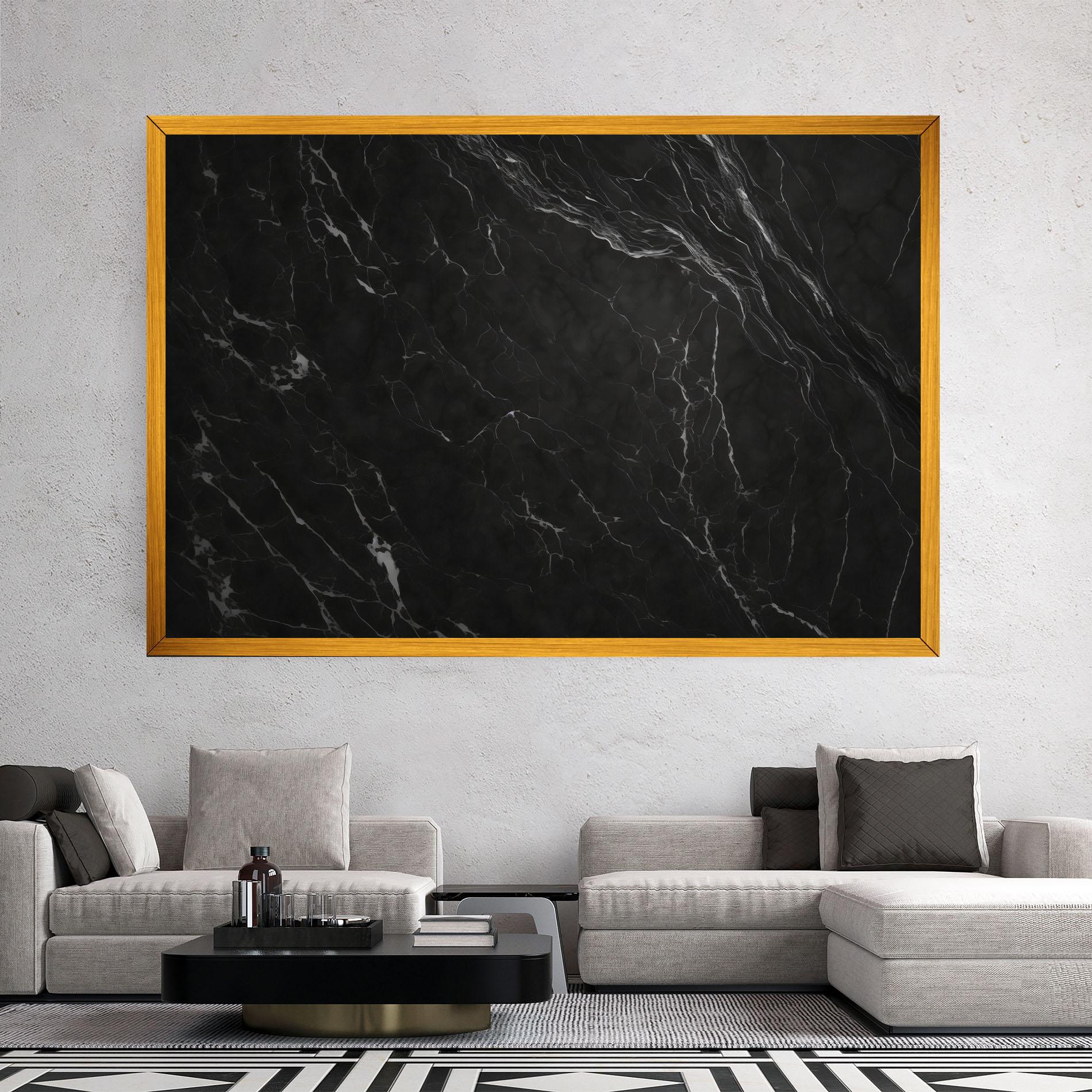 Tablou Canvas Black Marble mockup 2