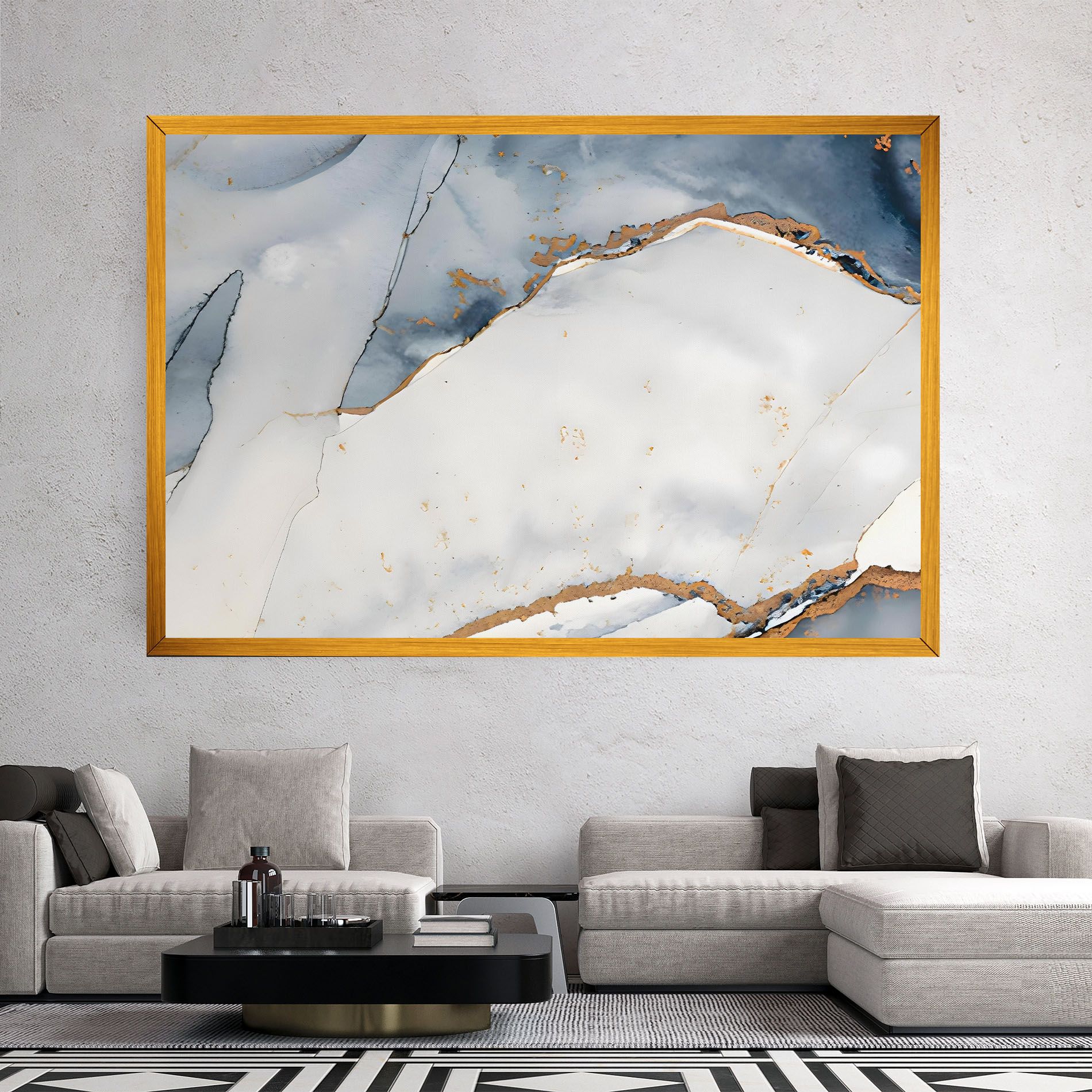 Blue Watercolor mockup 2