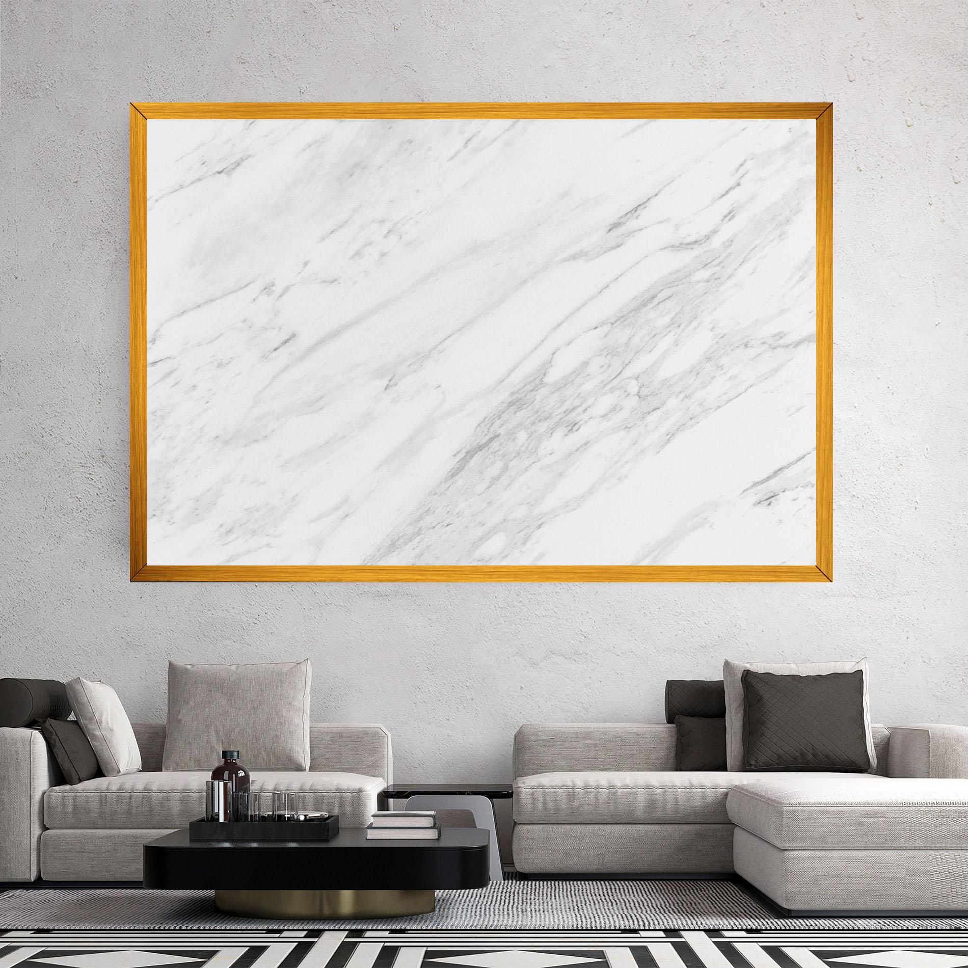 Tablou Canvas Light Grey Marble mockup 2