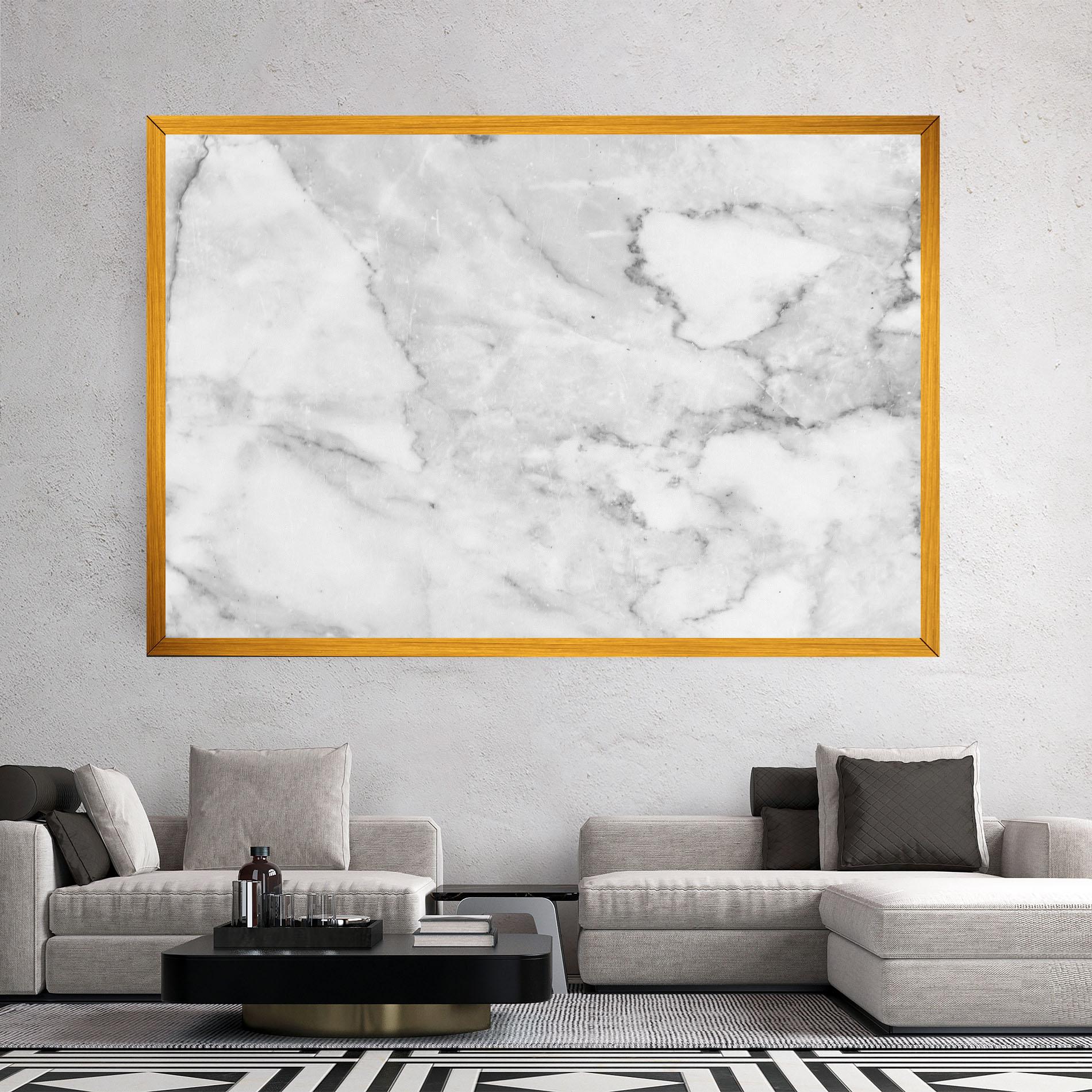 Tablou Canvas Marble Light Grey mockup 2
