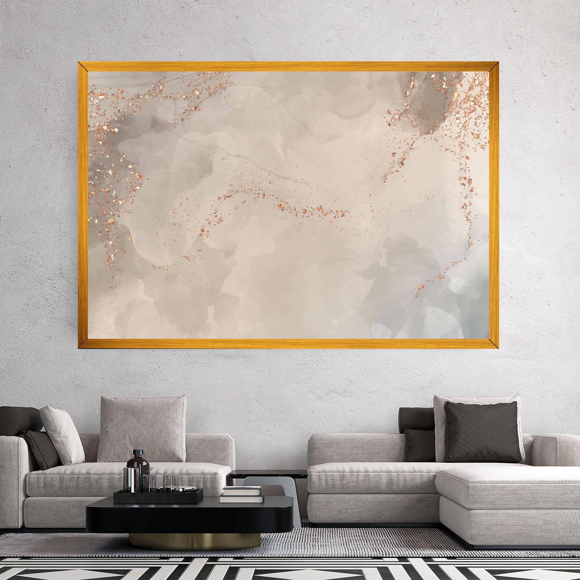 Tablou Canvas Pink Grey Marble 01 mockup 2