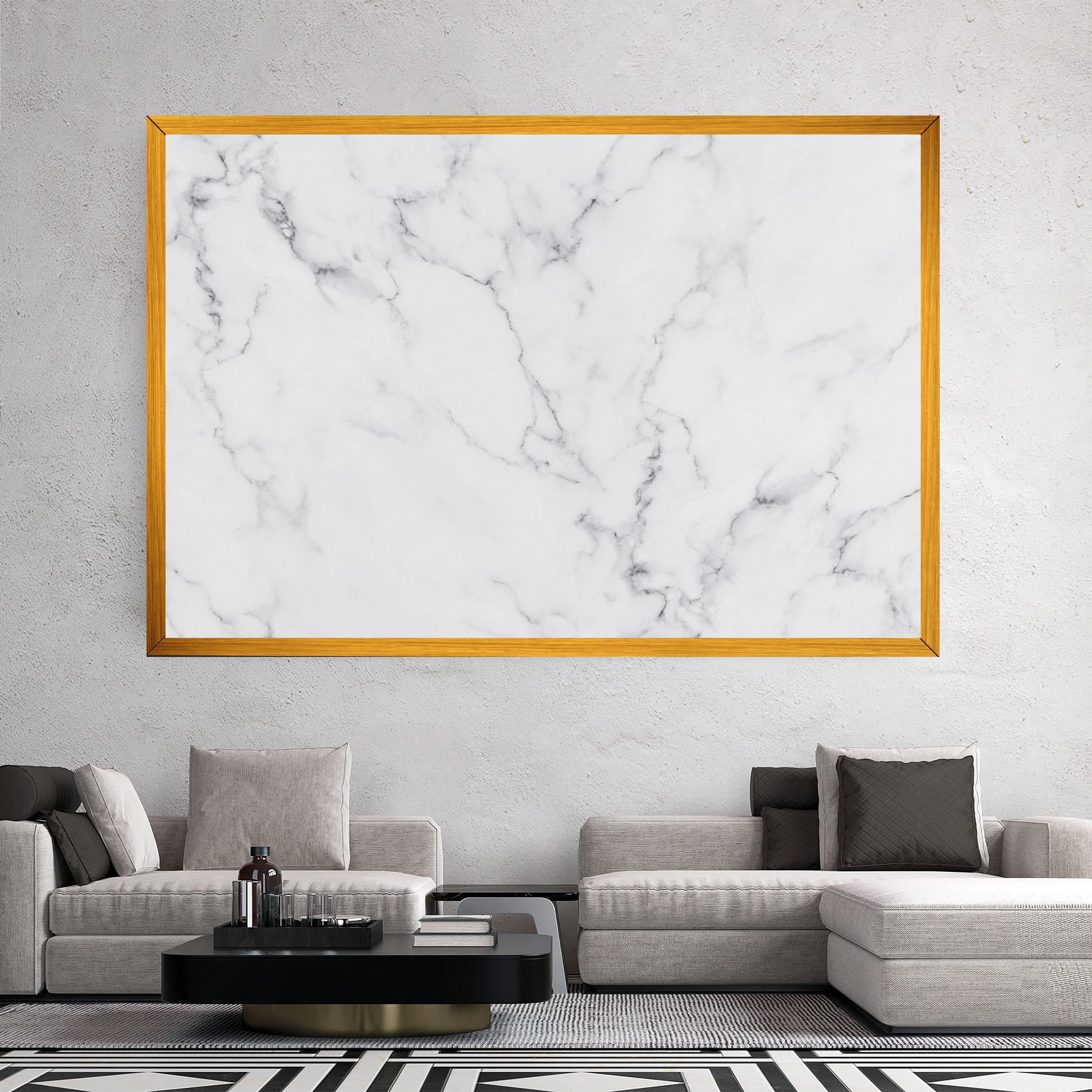 Tablou Canvas White Marble Texture mockup 2