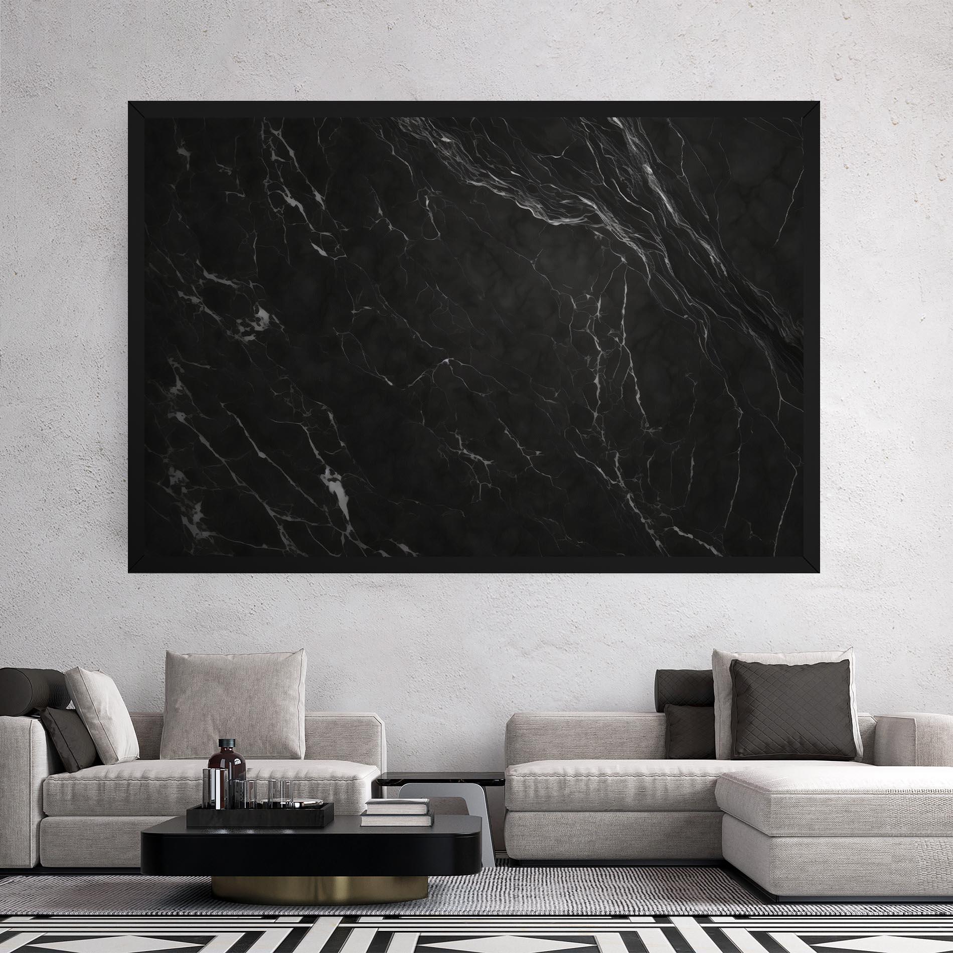 Tablou Canvas Black Marble mockup 2