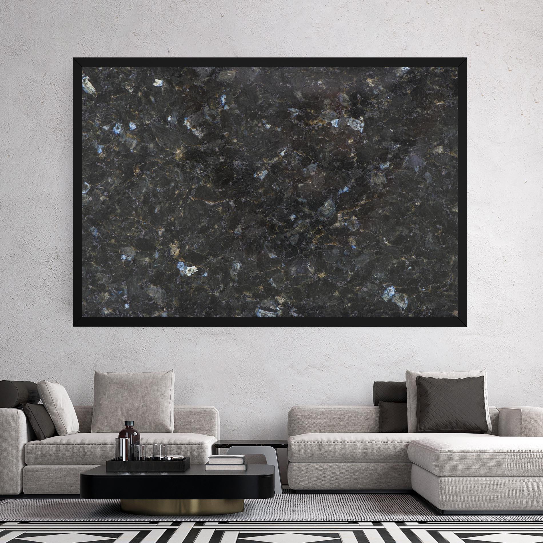 Tablou Canvas Dark Grey Marble mockup 2