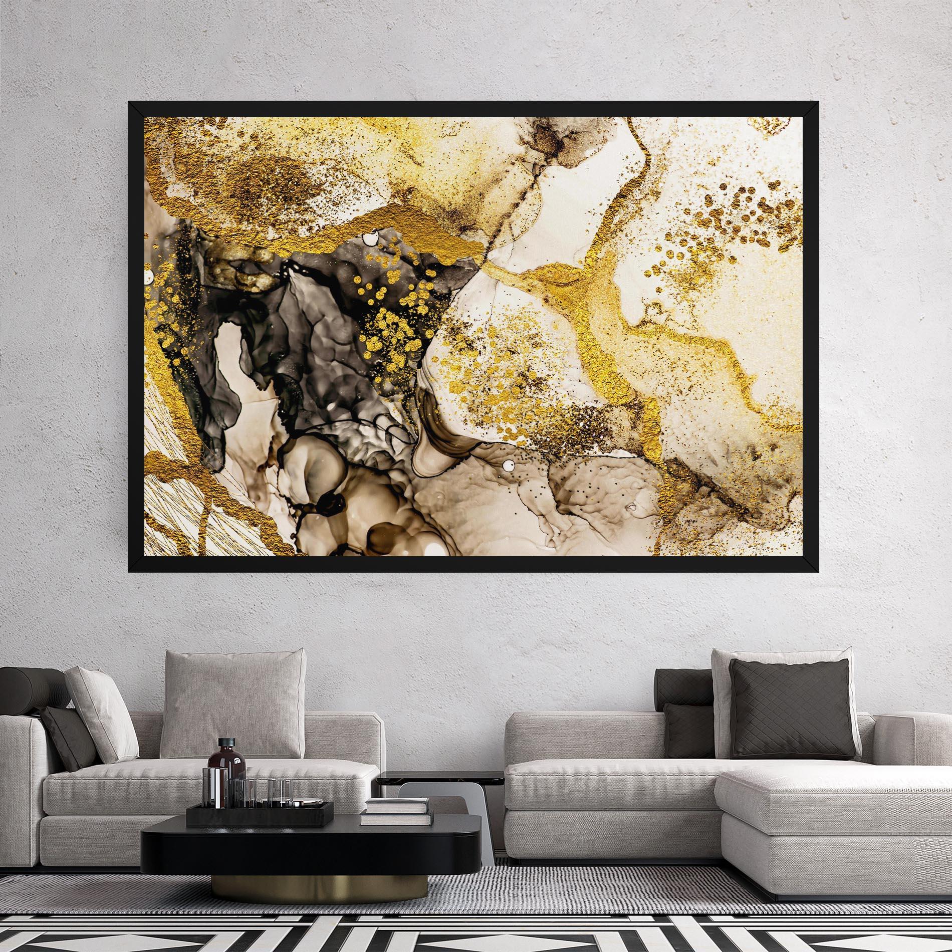 Tablou Canvas Golden Sand mockup 2