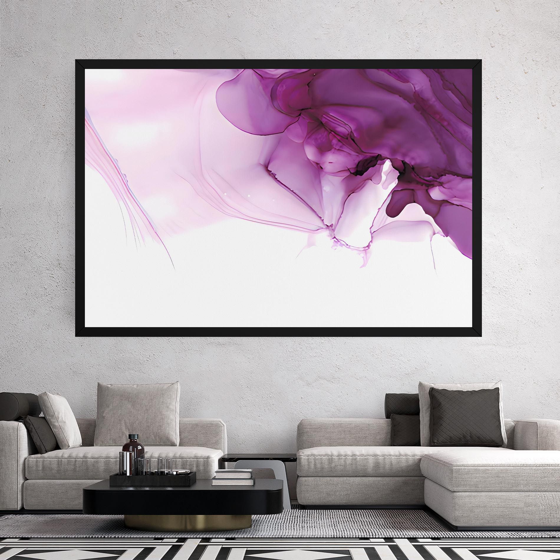 Purple Ink Marble mockup 2
