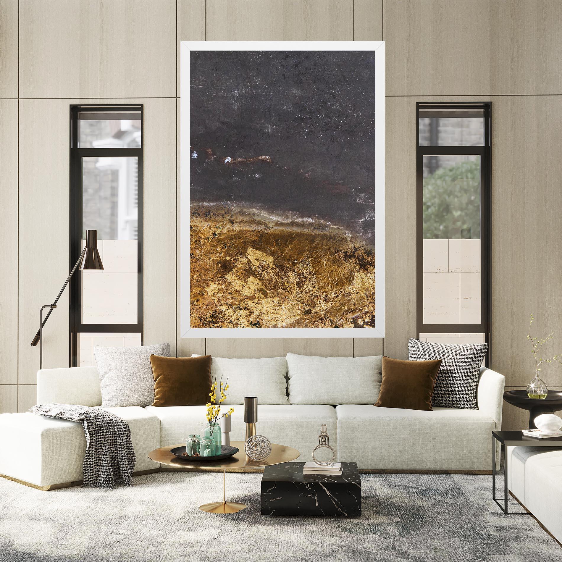 Tablou Canvas Gold Dark Grey mockup 2