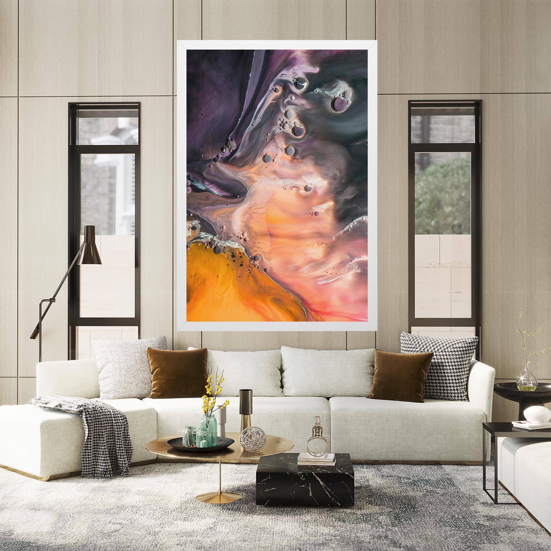 Tablou Canvas Orange Shades mockup 2