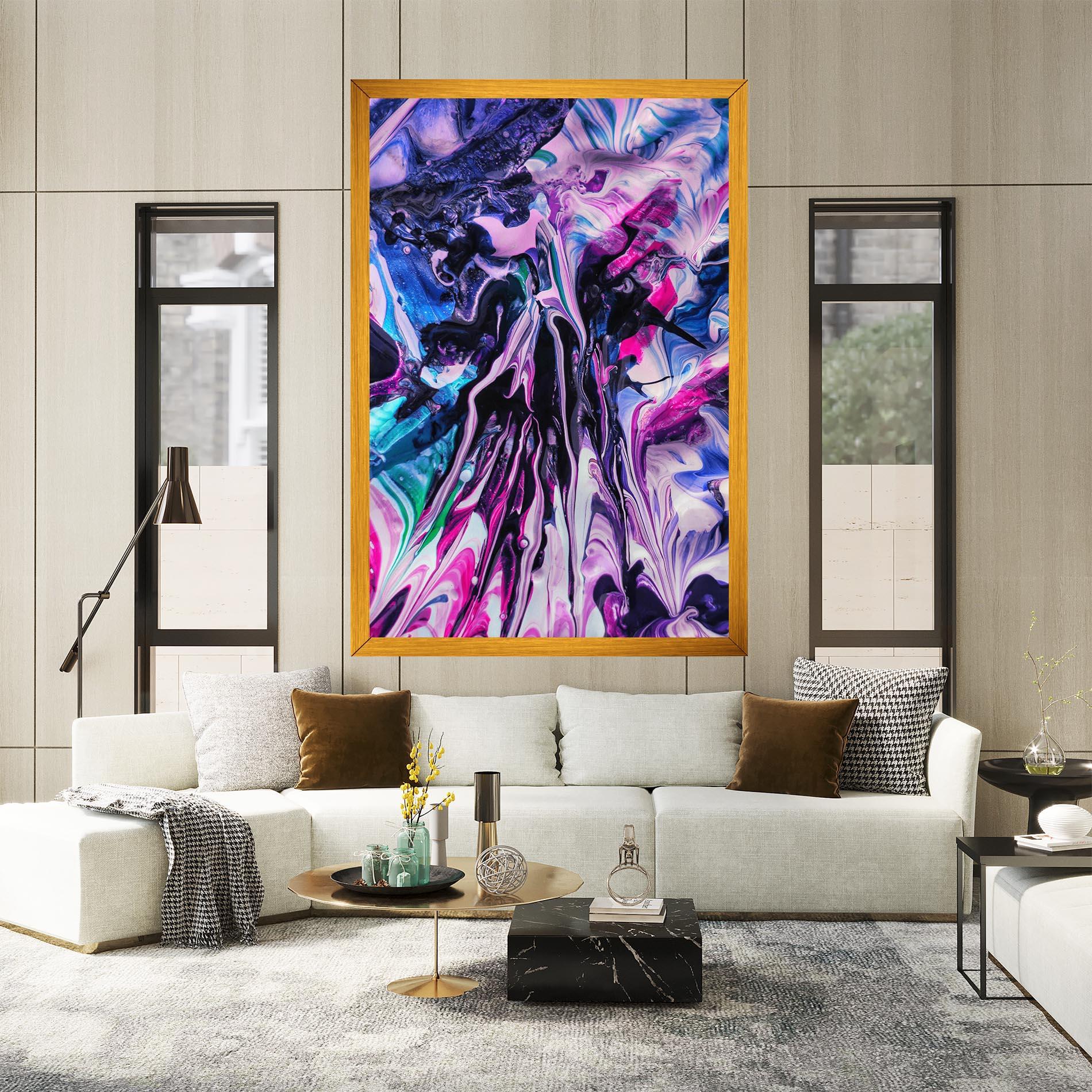 Tablou Canvas Abstract Rose Colours mockup 2