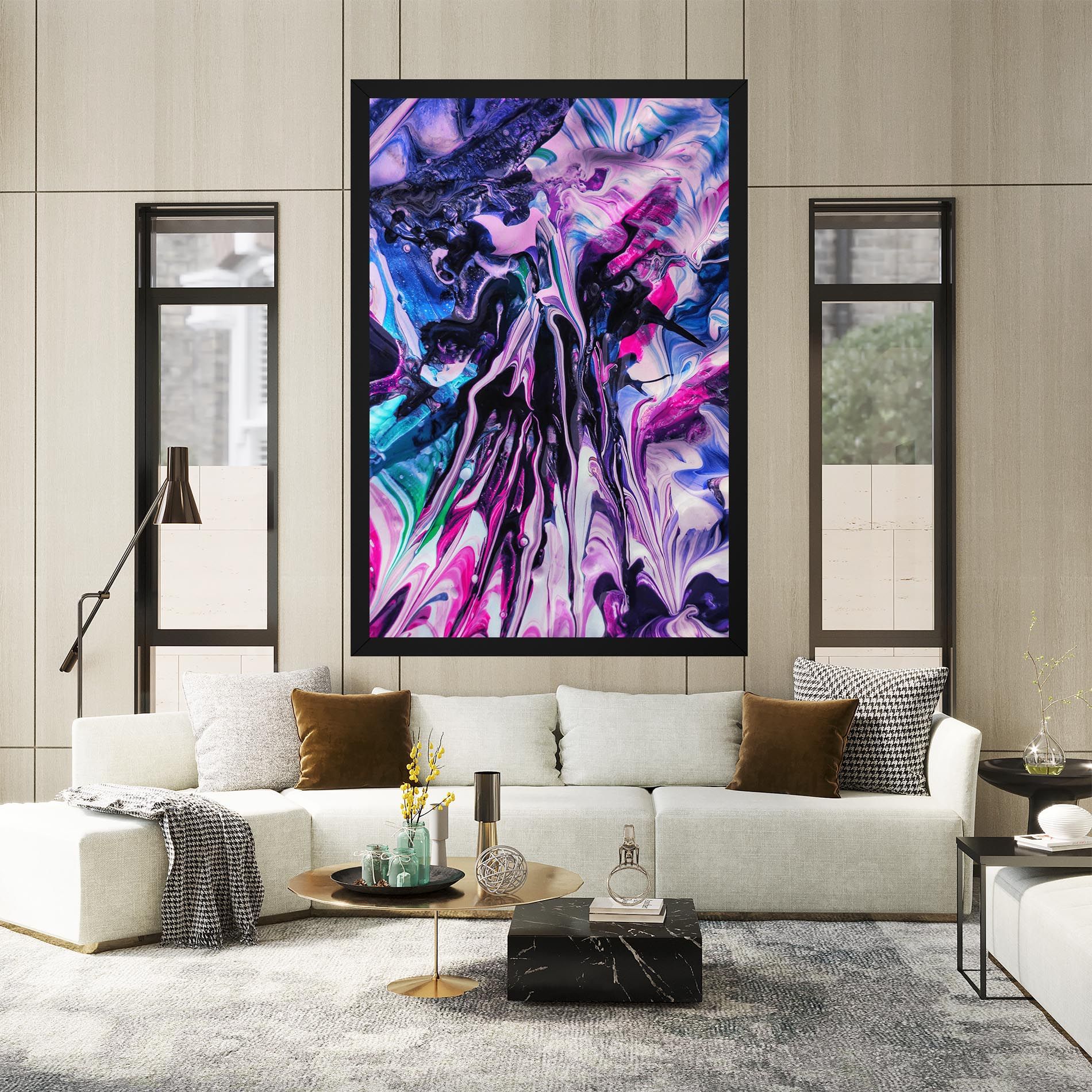Abstract Rose Colours mockup 2