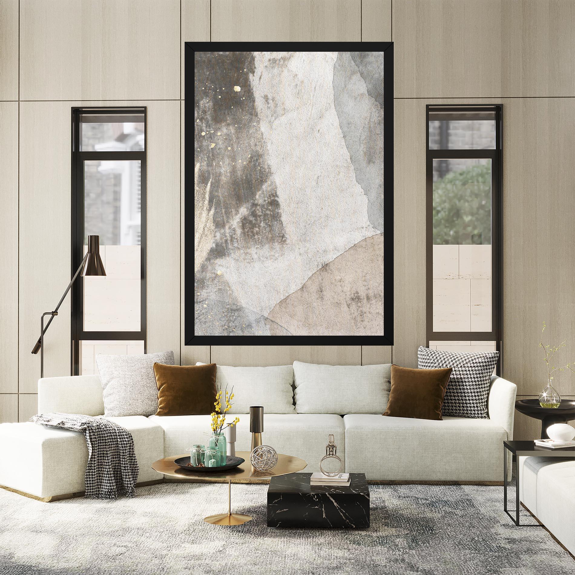 Tablou Canvas Light Cream Marble mockup 2