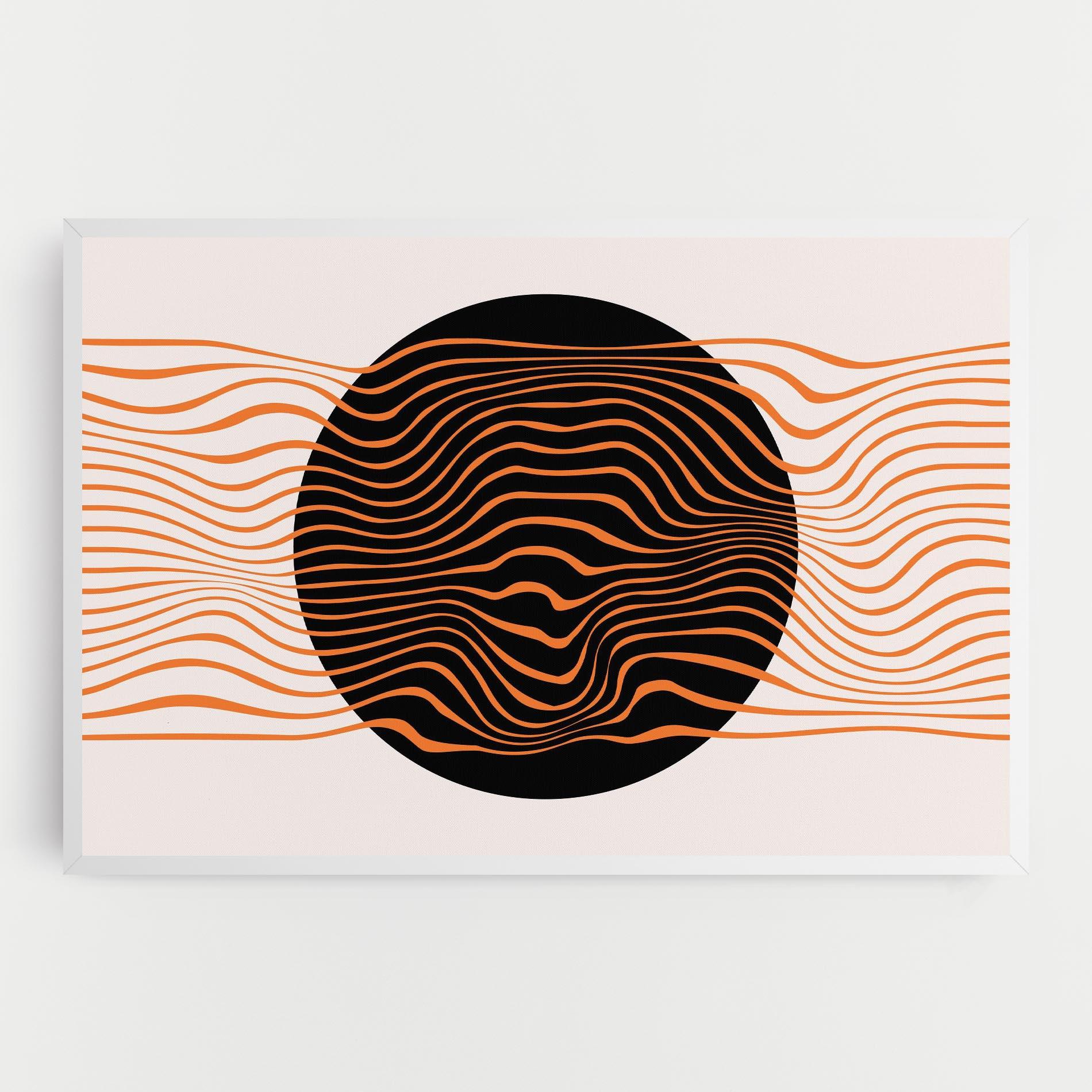 Tablou Canvas Black Circle mockup 0