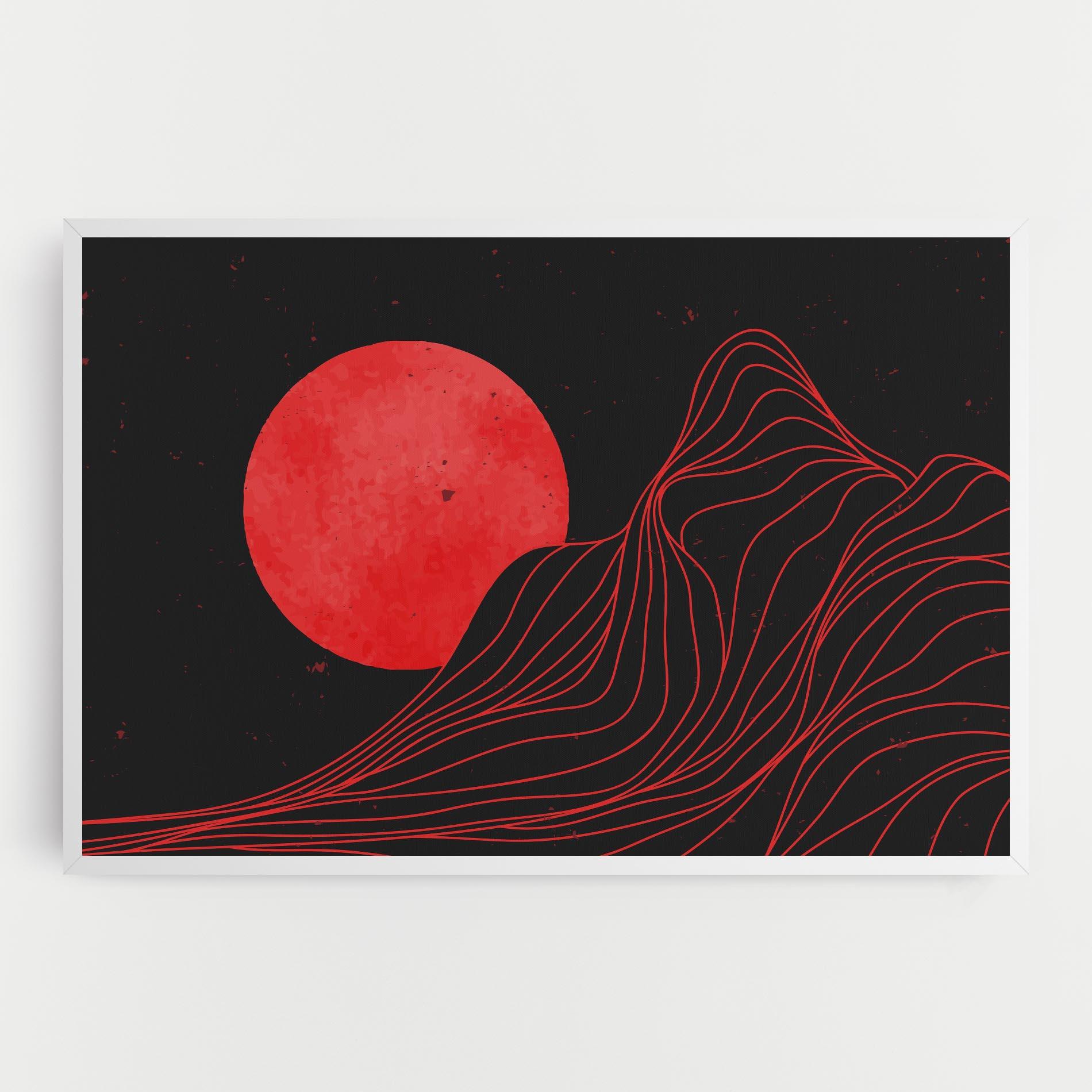 Tablou Canvas Bloody Moon mockup 0