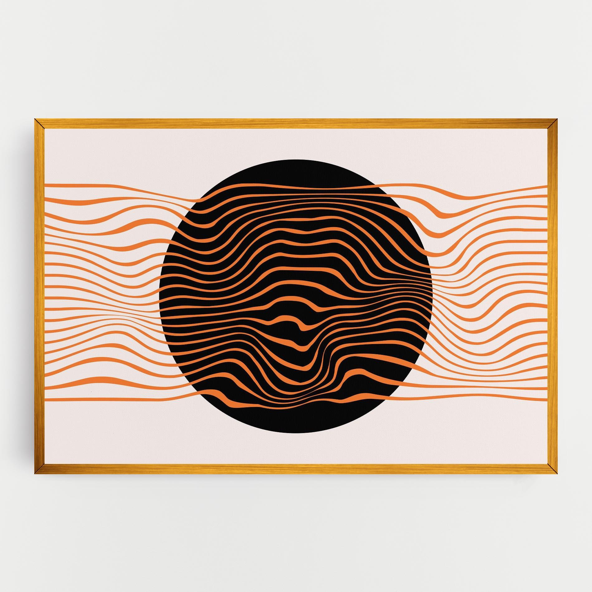 Tablou Canvas Black Circle mockup 0