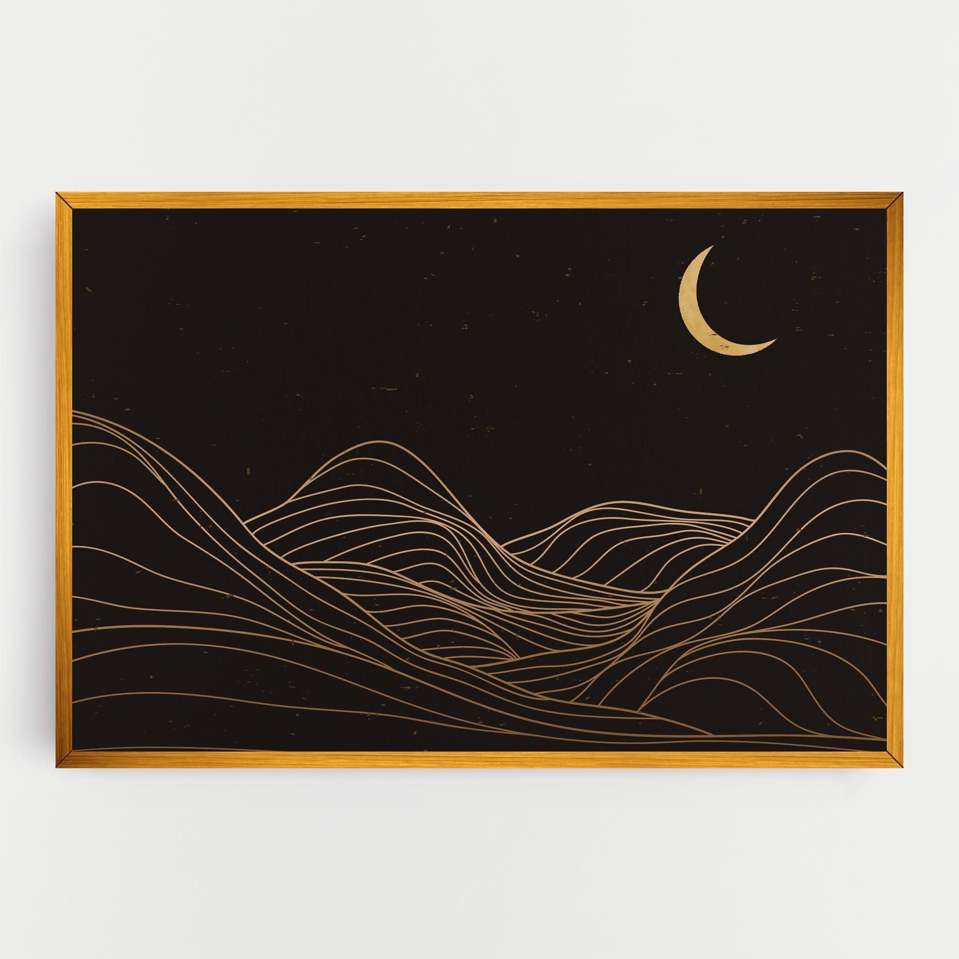 Tablou Canvas Pretty Moon mockup 0