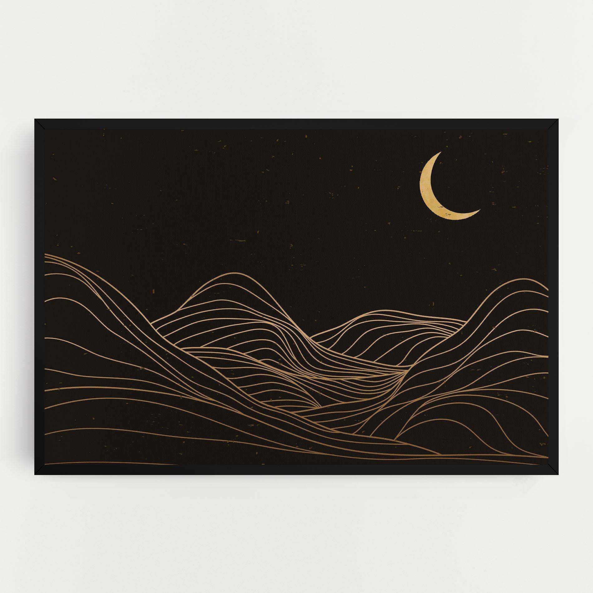 Tablou Canvas Pretty Moon mockup 0