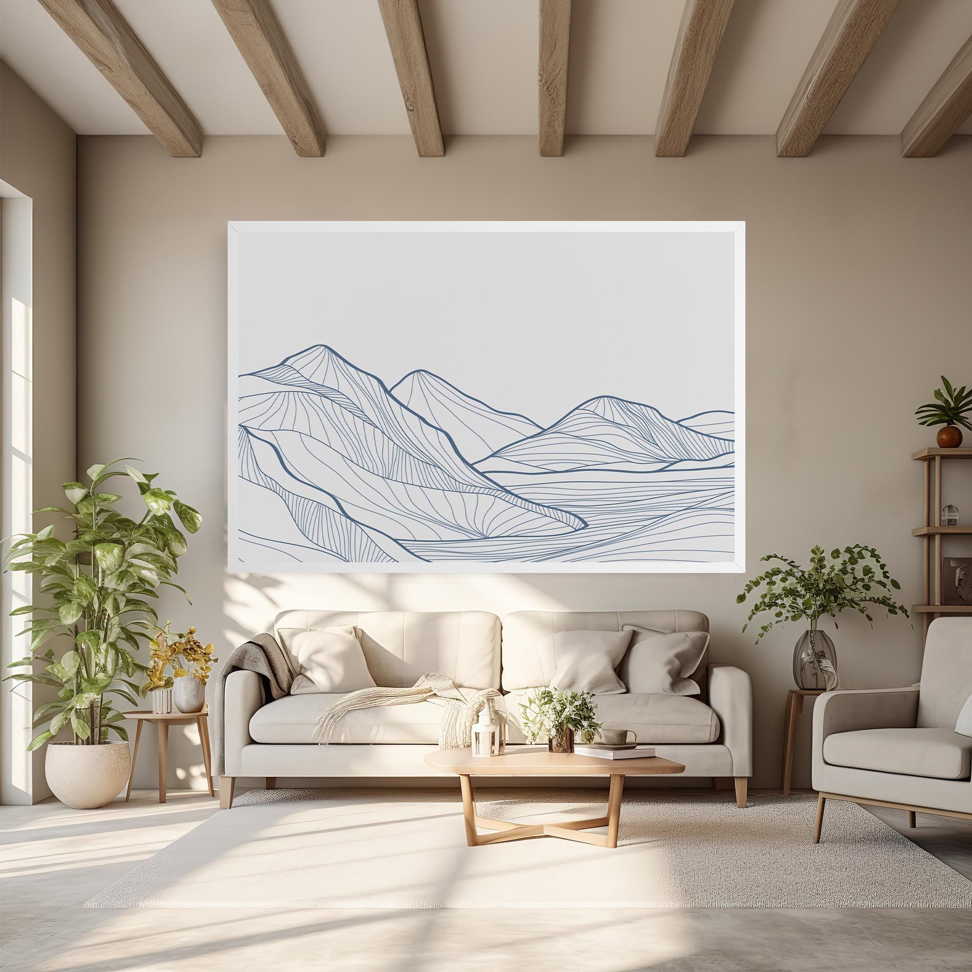 Mountain Blue Line mockup 6