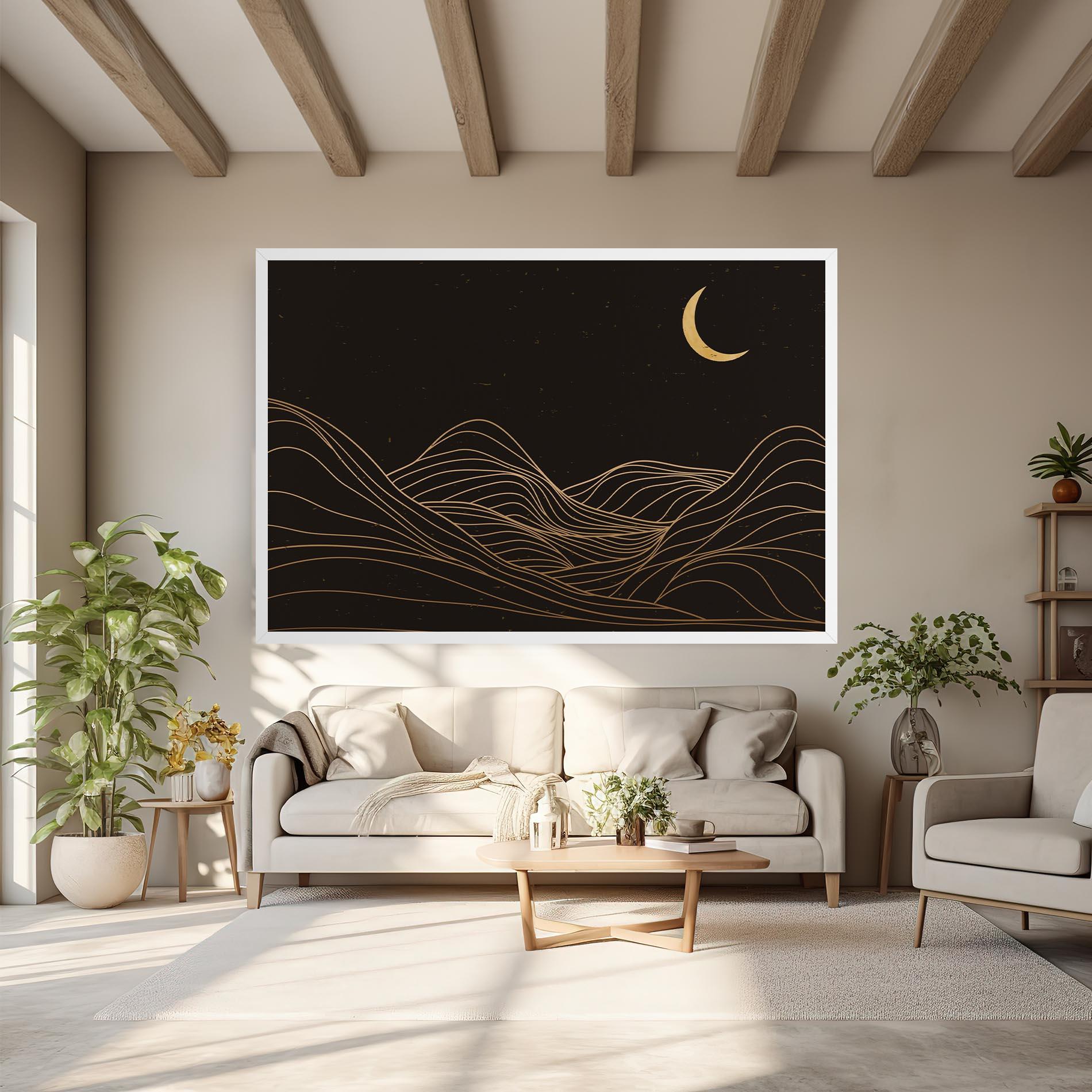 Tablou Canvas Pretty Moon mockup 6
