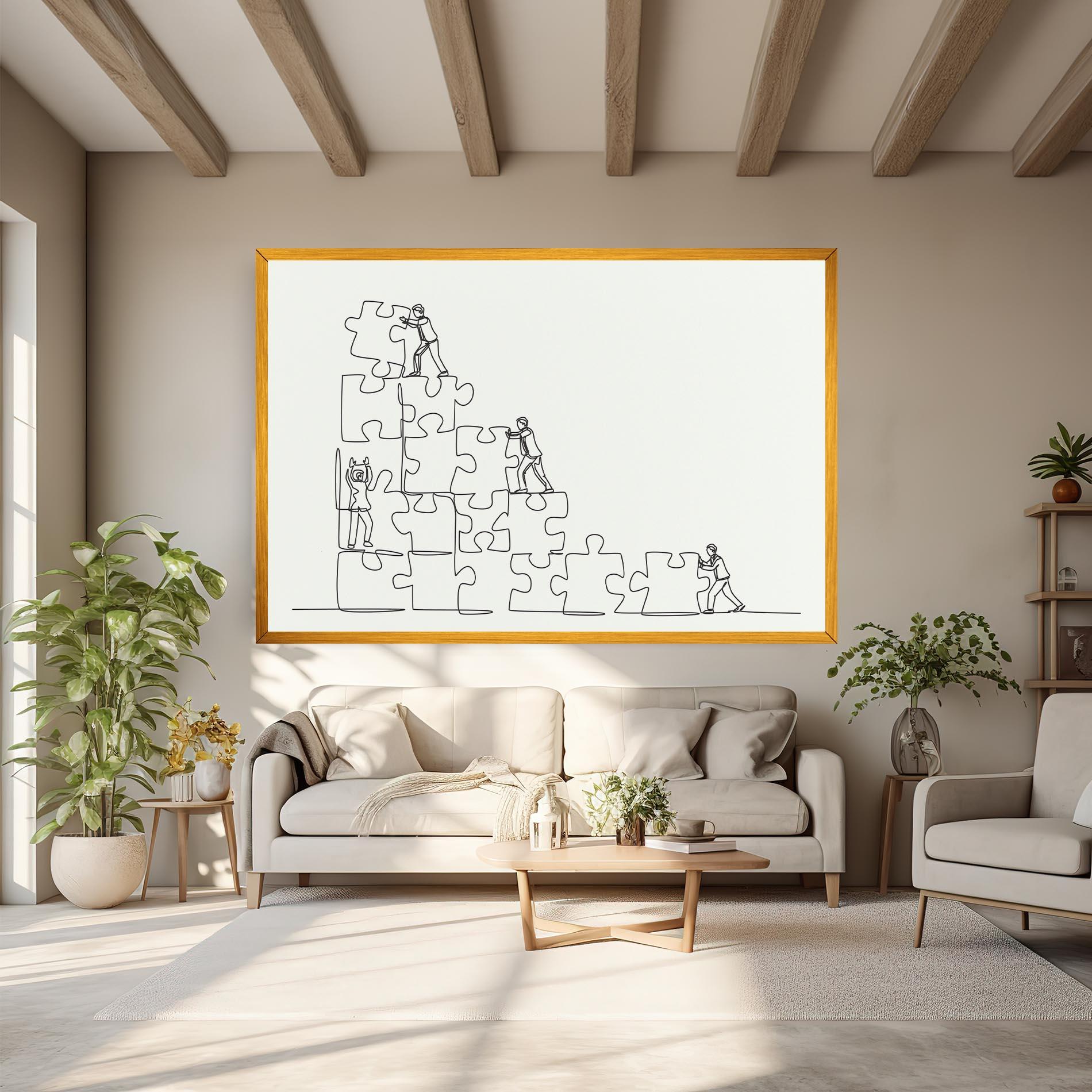 Tablou Canvas Businessman Up mockup 6