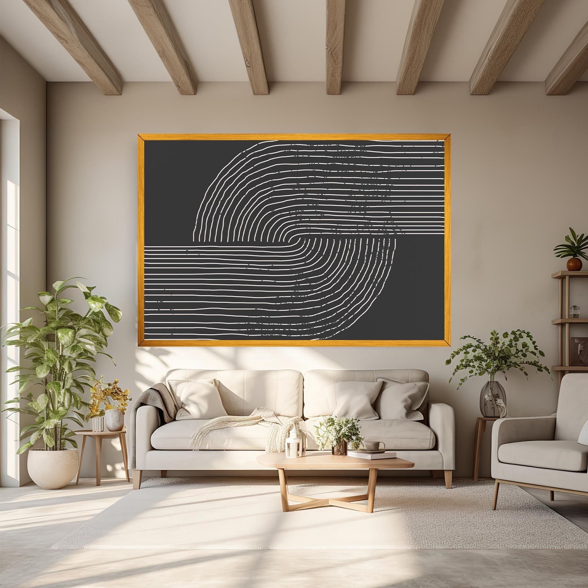 Tablou Canvas Minimalist Circle mockup 6