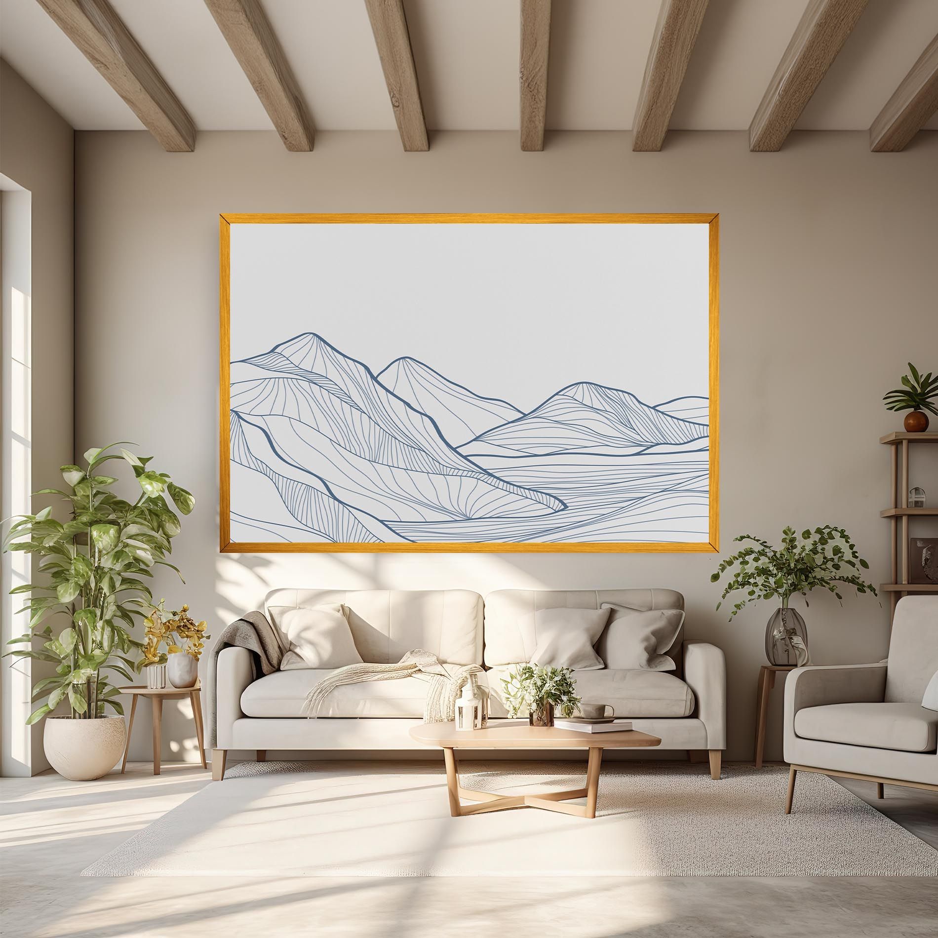 Mountain Blue Line mockup 6