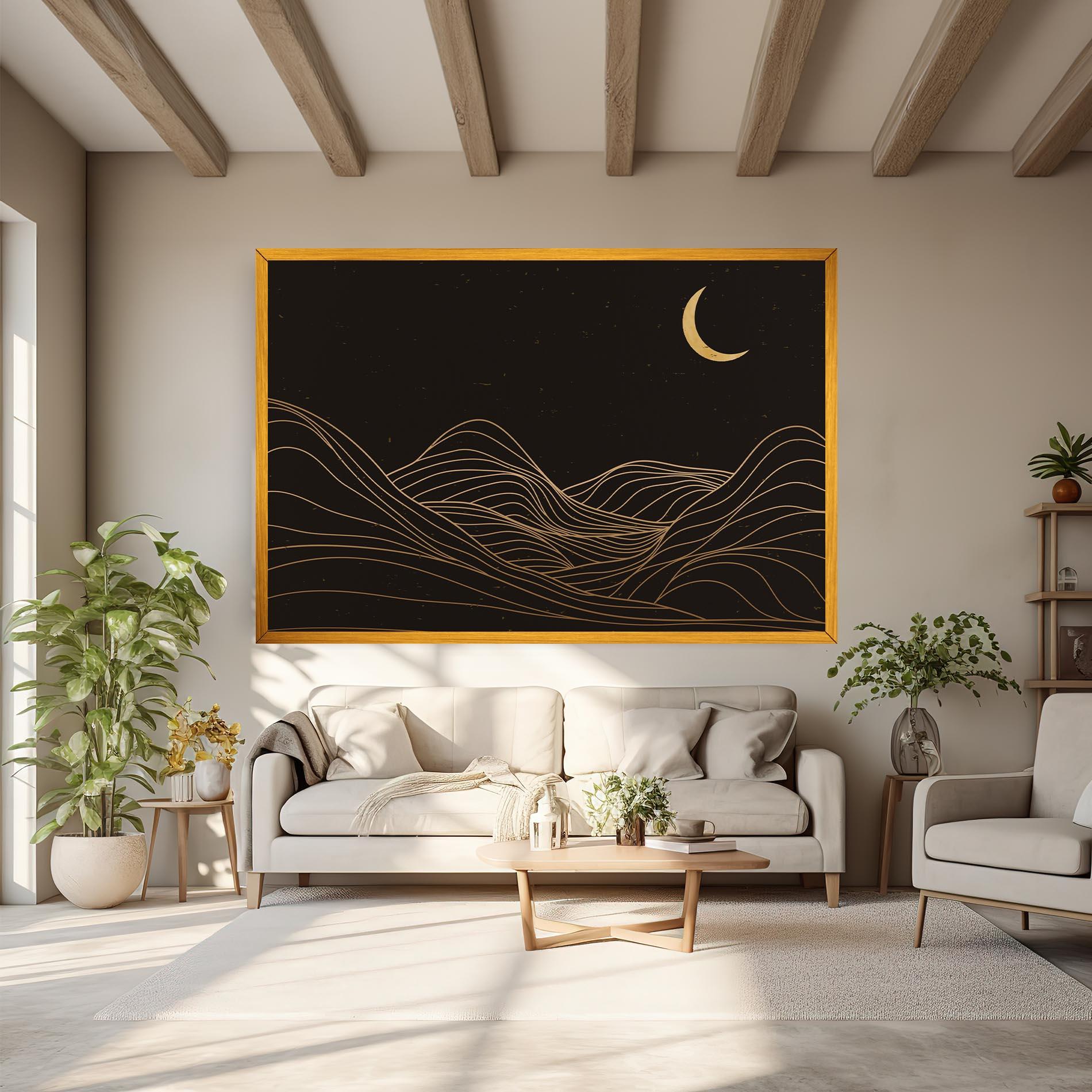 Tablou Canvas Pretty Moon mockup 6
