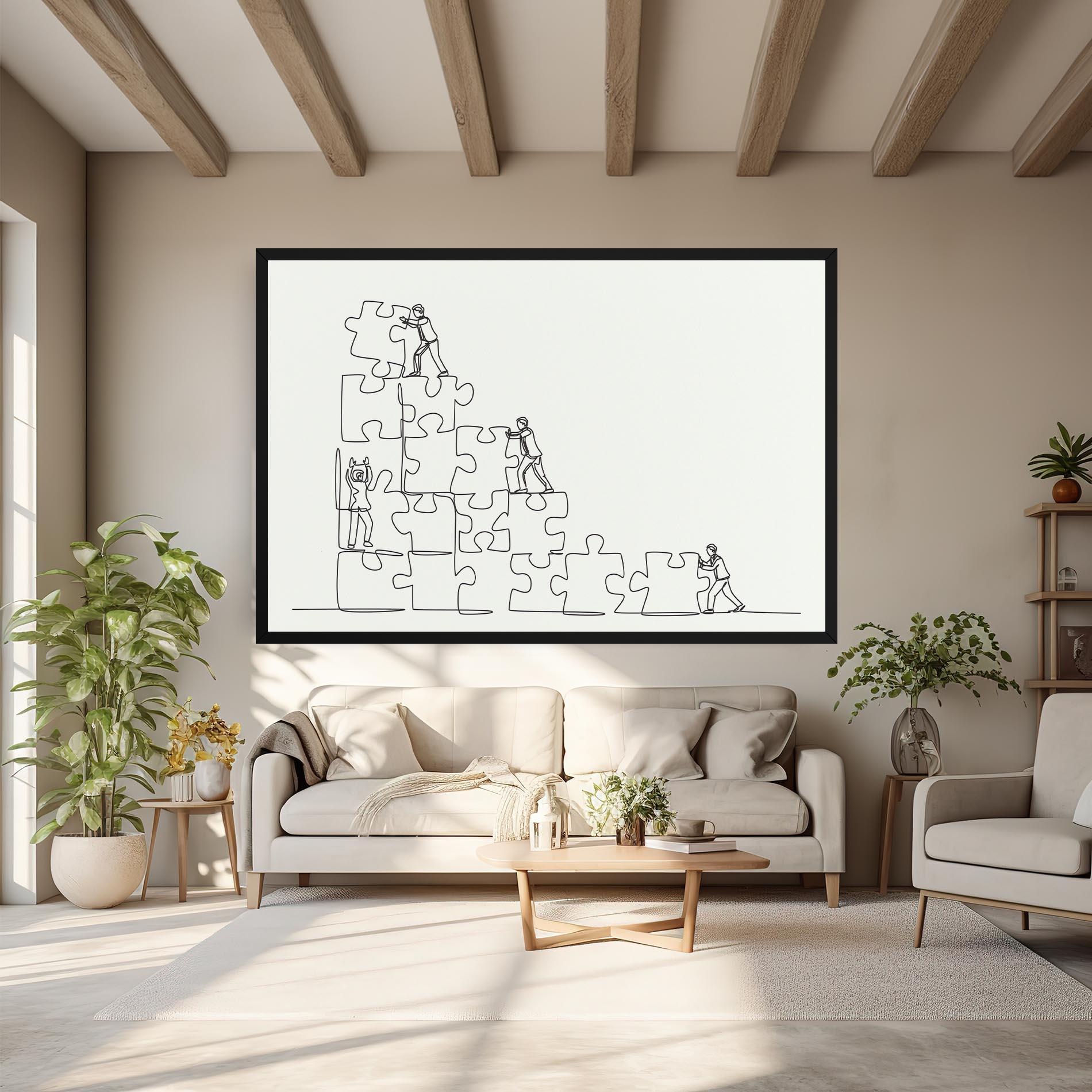 Tablou Canvas Businessman Up mockup 6