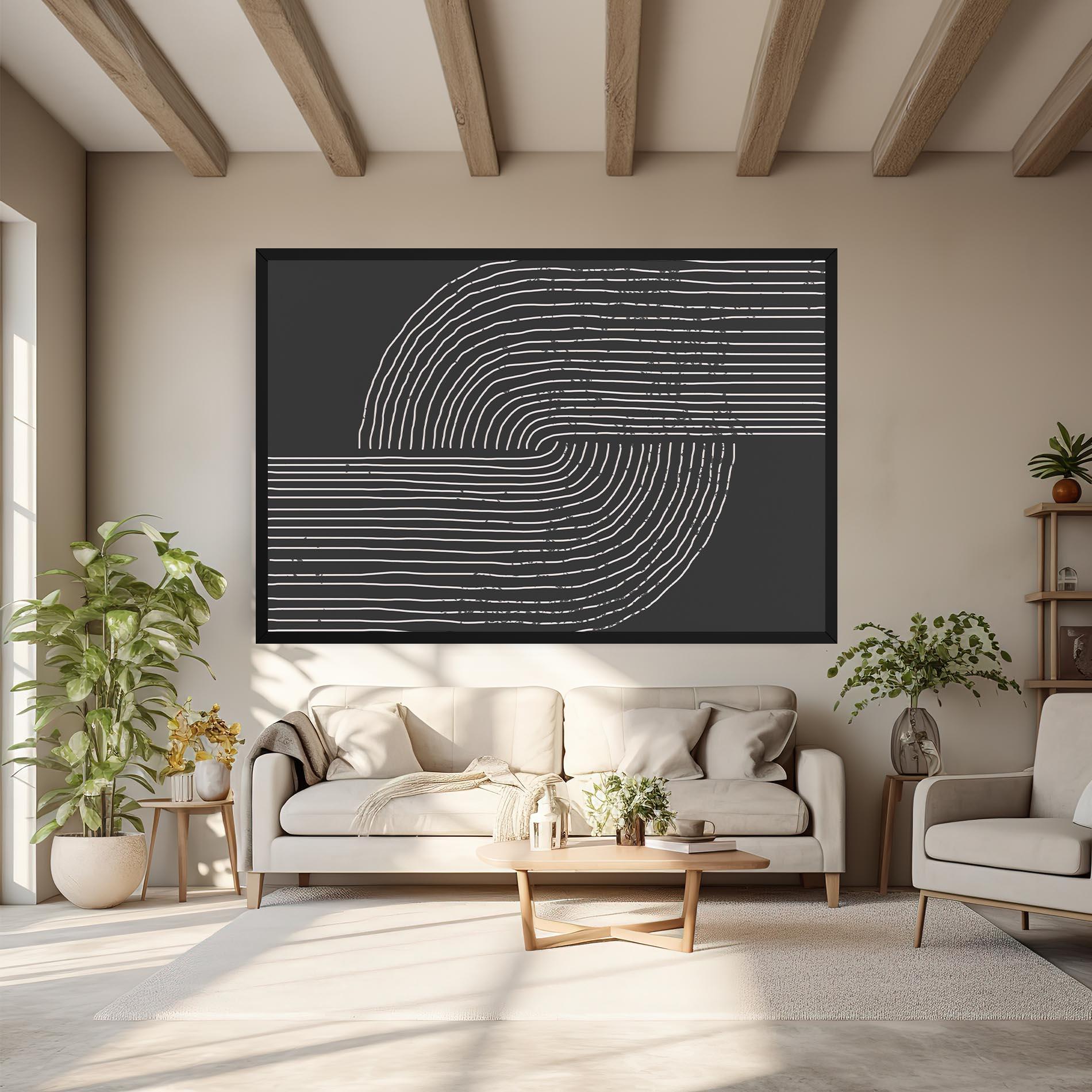 Tablou Canvas Minimalist Circle mockup 6