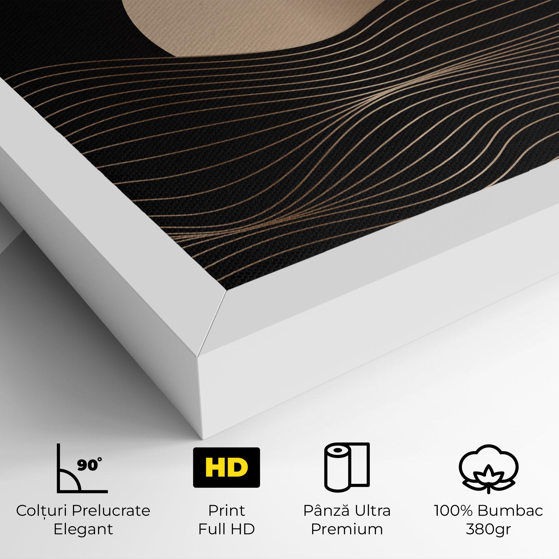 Tablou Canvas Cream Moon mockup 4
