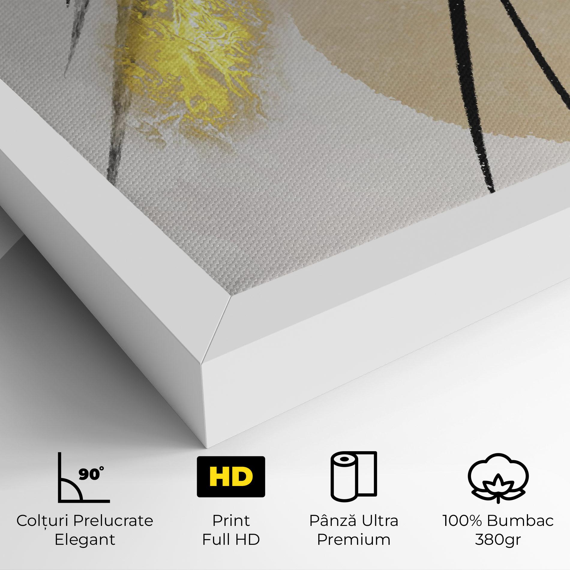 Tablou Canvas Gold Brush mockup 4