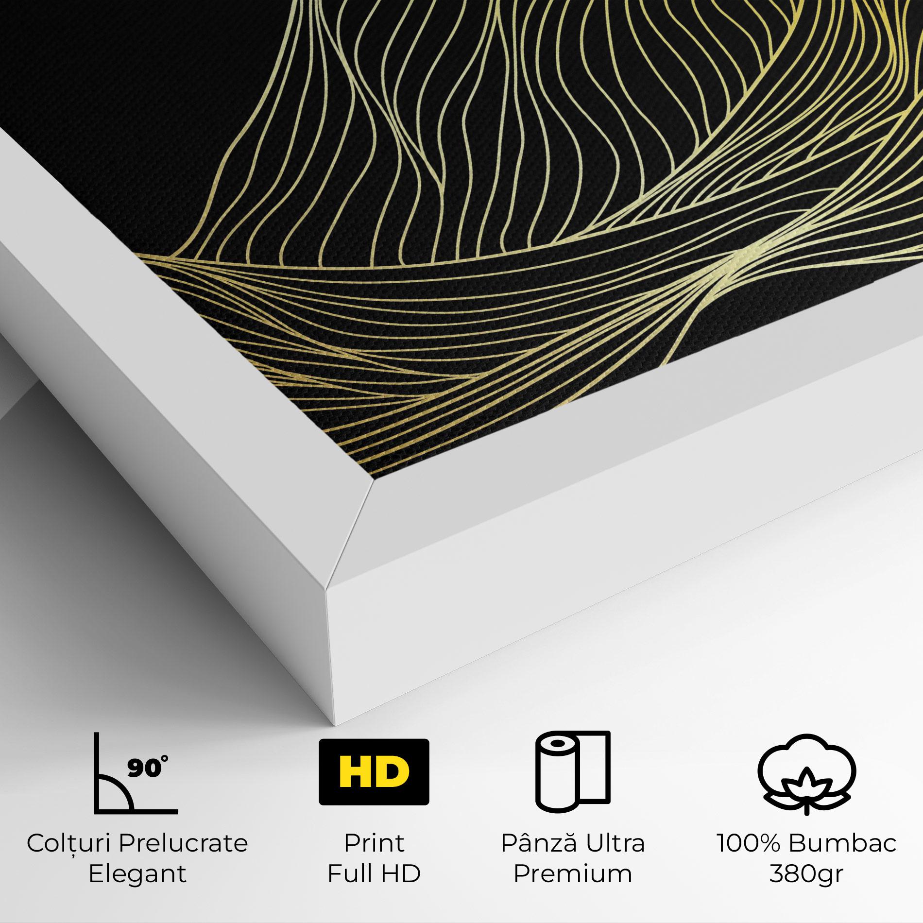 Tablou Canvas Gold Moon mockup 4