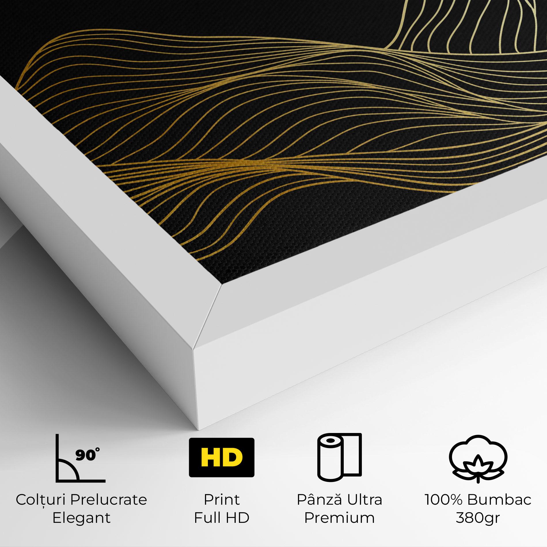 Tablou Canvas Golden Moon mockup 4