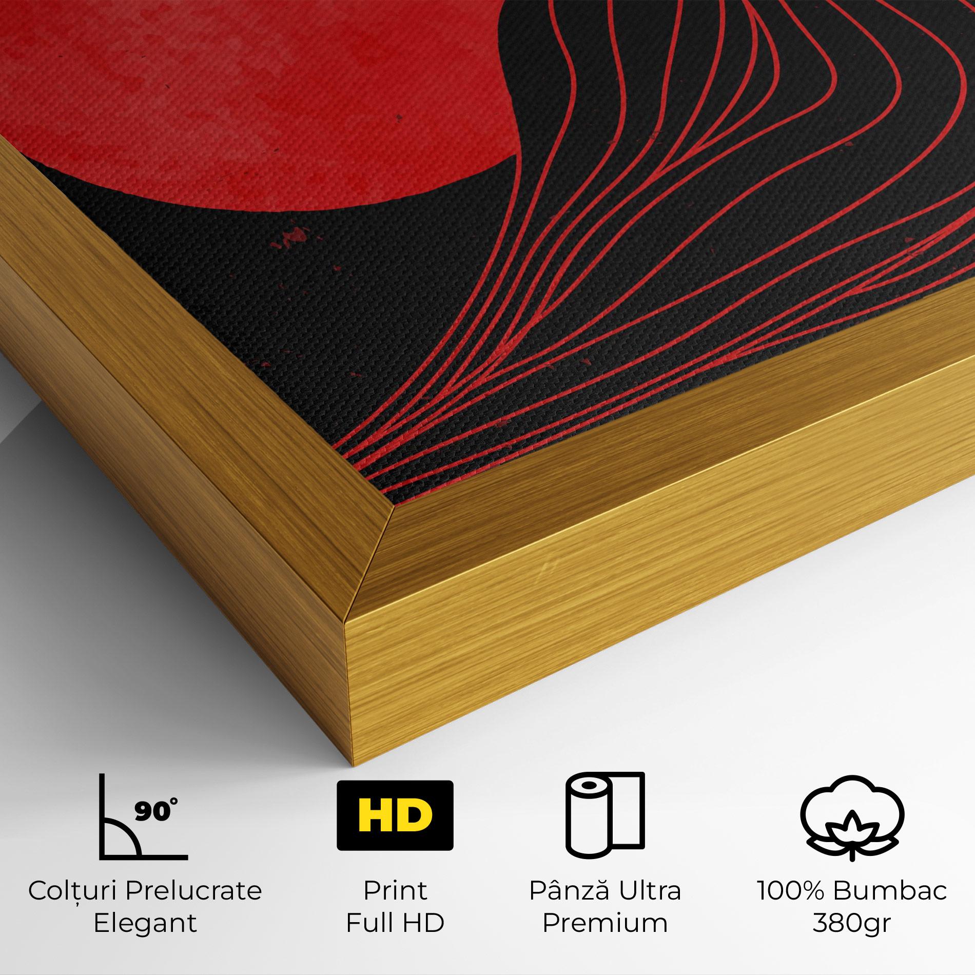 Tablou Canvas Bloody Moon mockup 4