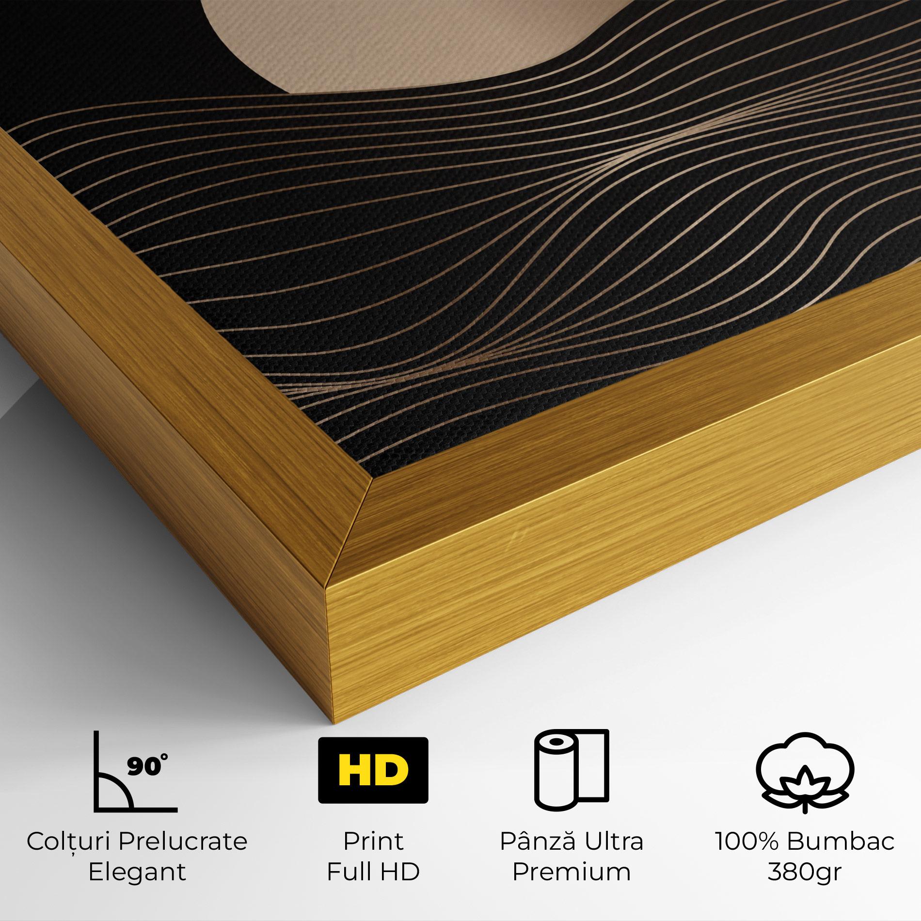 Tablou Canvas Cream Moon mockup 4