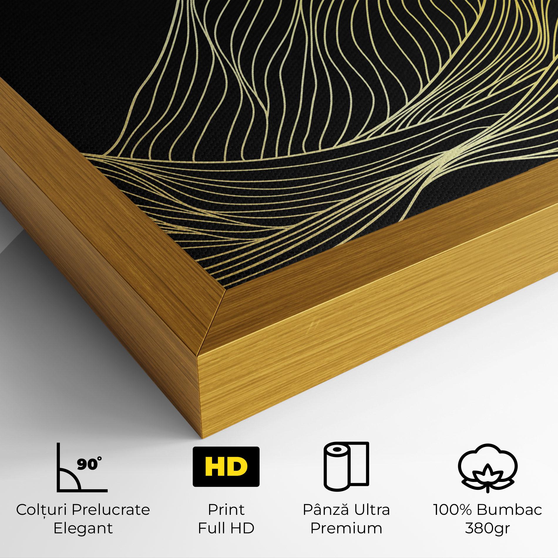 Tablou Canvas Gold Moon mockup 4