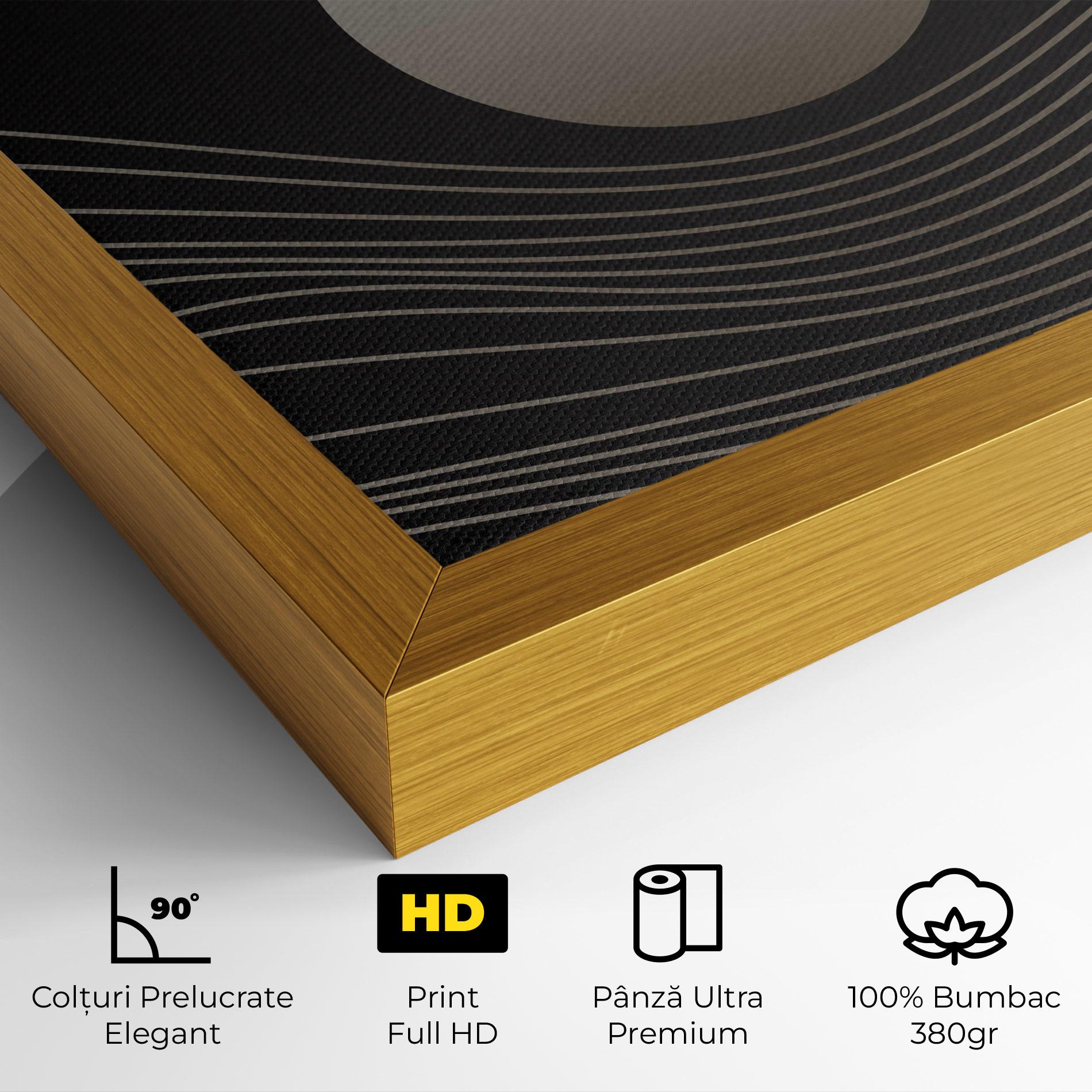 Tablou Canvas Grey Moon mockup 4