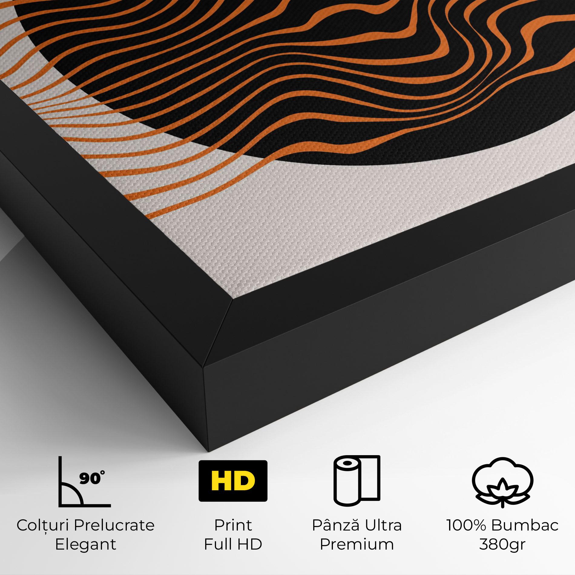 Tablou Canvas Black Circle mockup 4