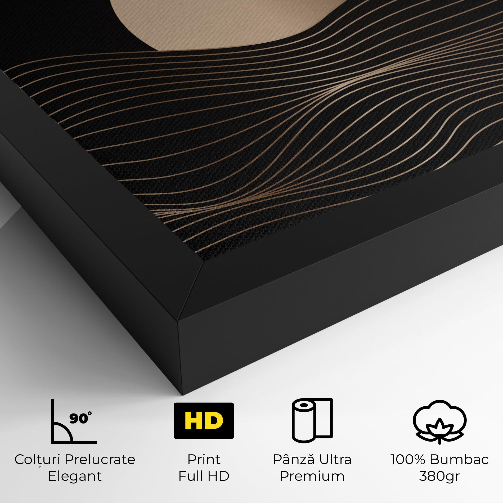 Tablou Canvas Cream Moon mockup 4